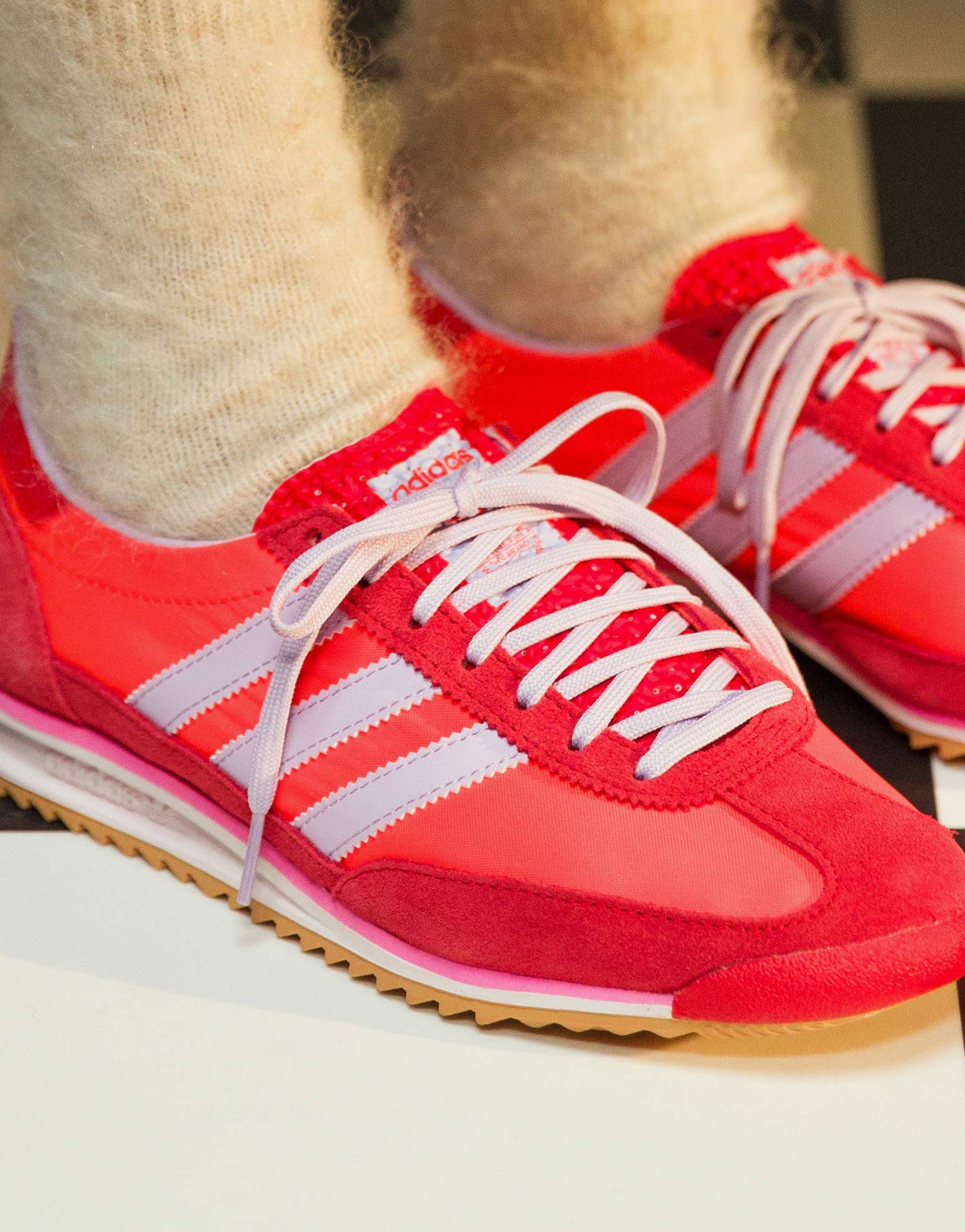 adidas Originals SL 72 OG trainers in red and pink - ASOS Sample Sale