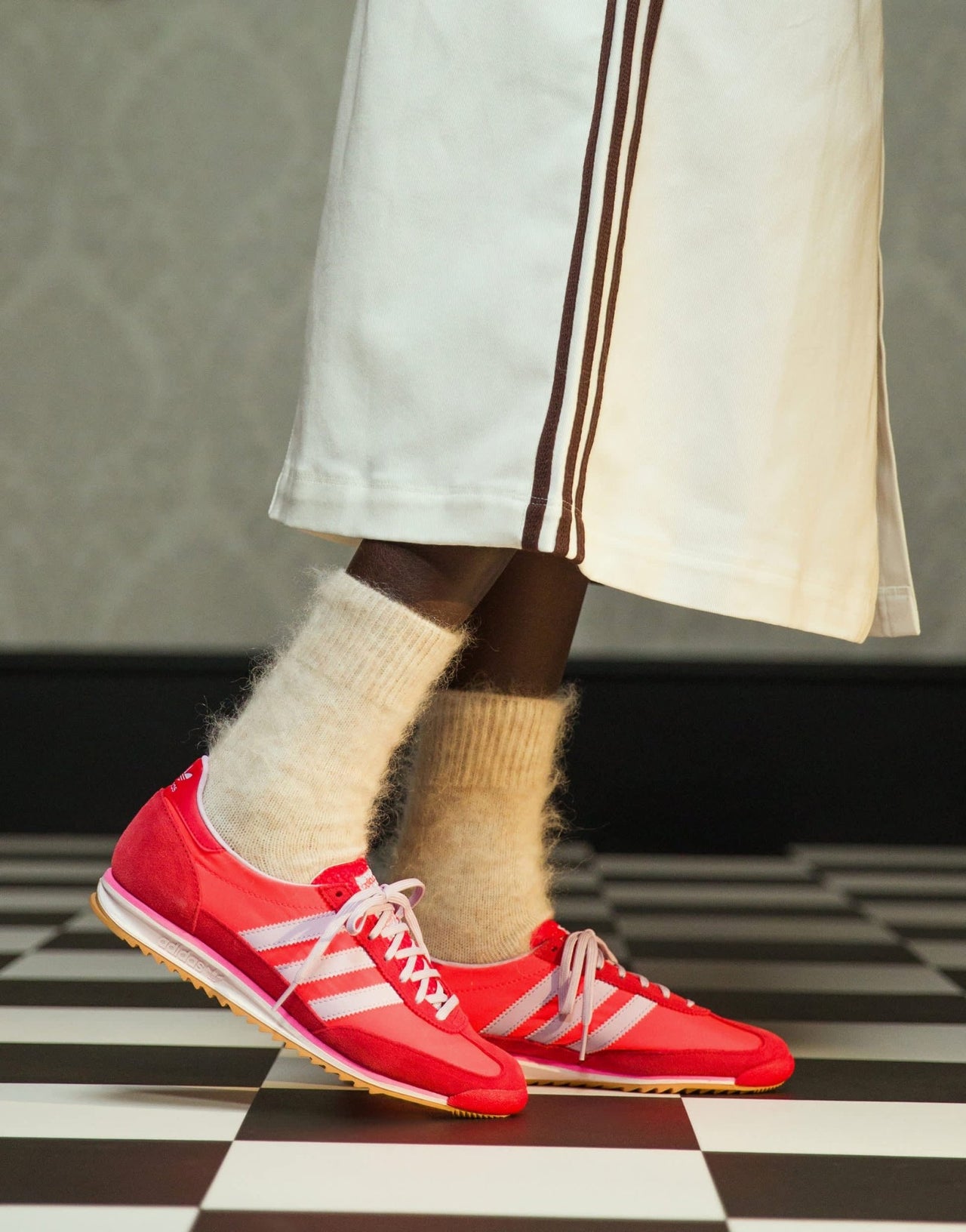 adidas Originals SL 72 OG trainers in red and pink - ASOS Sample Sale