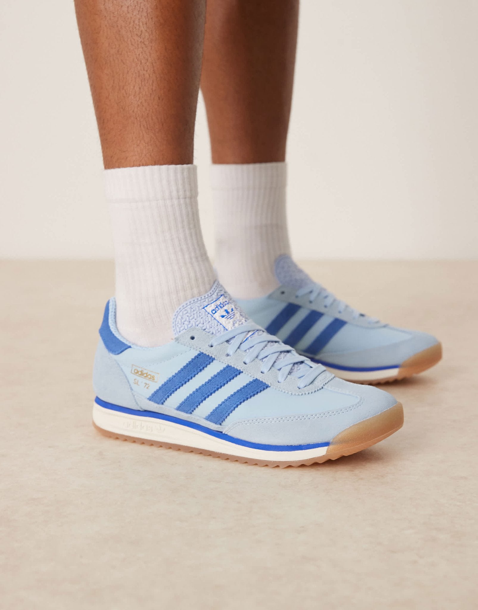adidas Originals SL 72 RS trainers in light blue - ASOS Sample Sale
