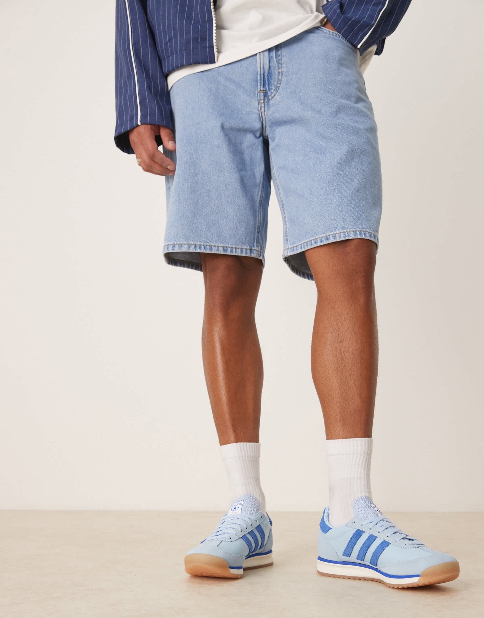 adidas Originals SL 72 RS trainers in light blue - ASOS Sample Sale