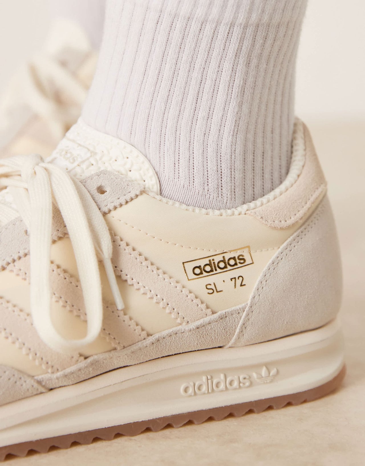 adidas Originals SL 72 RS trainers in white and cream - ASOS Sample Sale