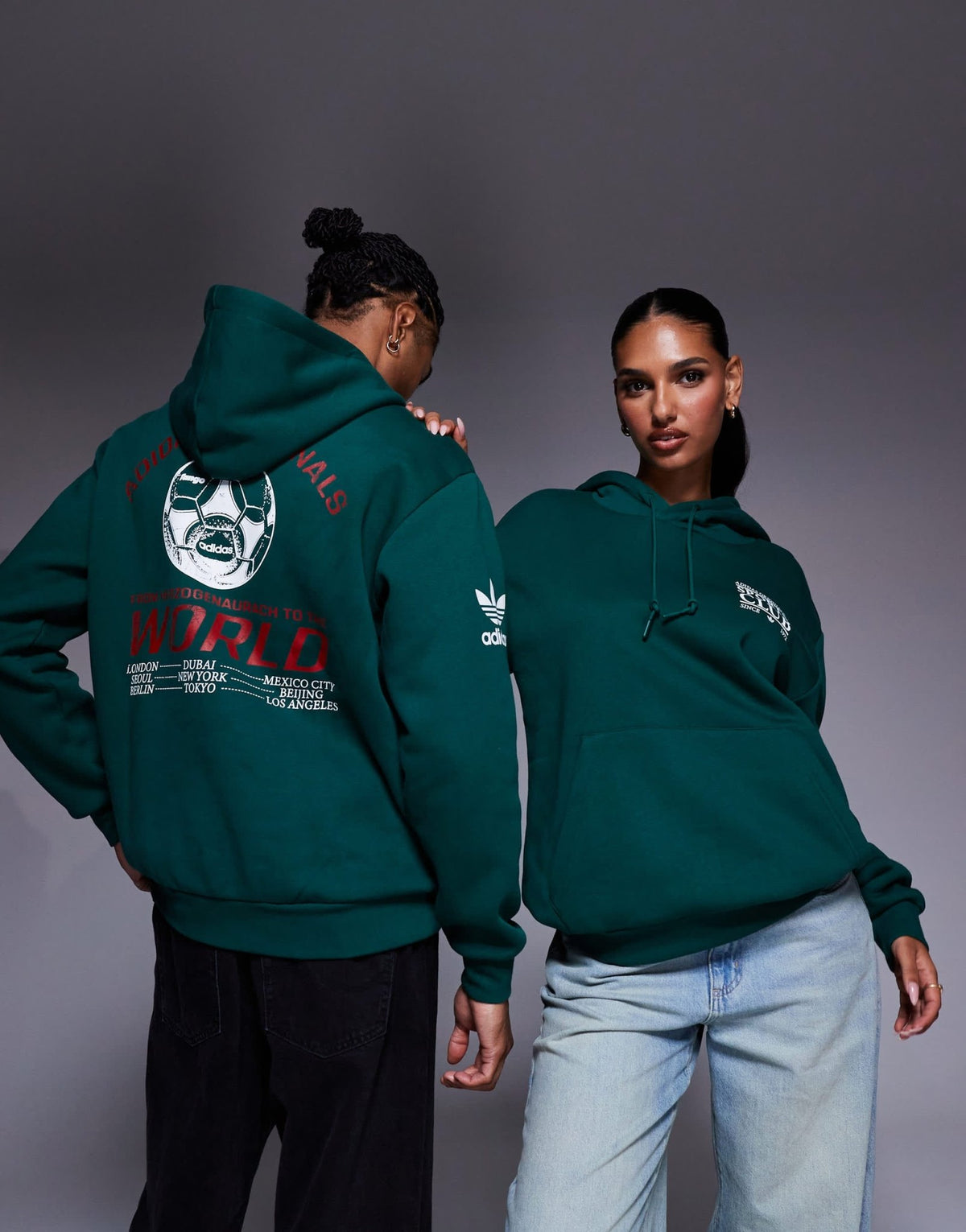 adidas Originals Sports Club hoodie in green - ASOS Sample Sale