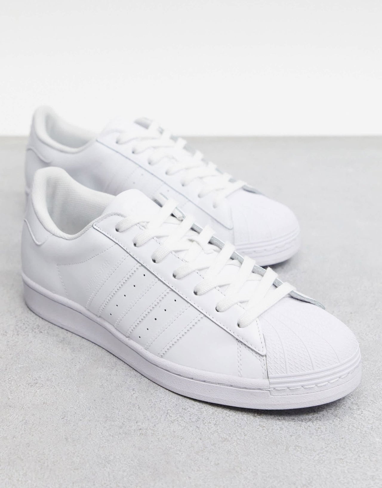 adidas Originals Superstar trainers in triple white - ASOS Sample Sale
