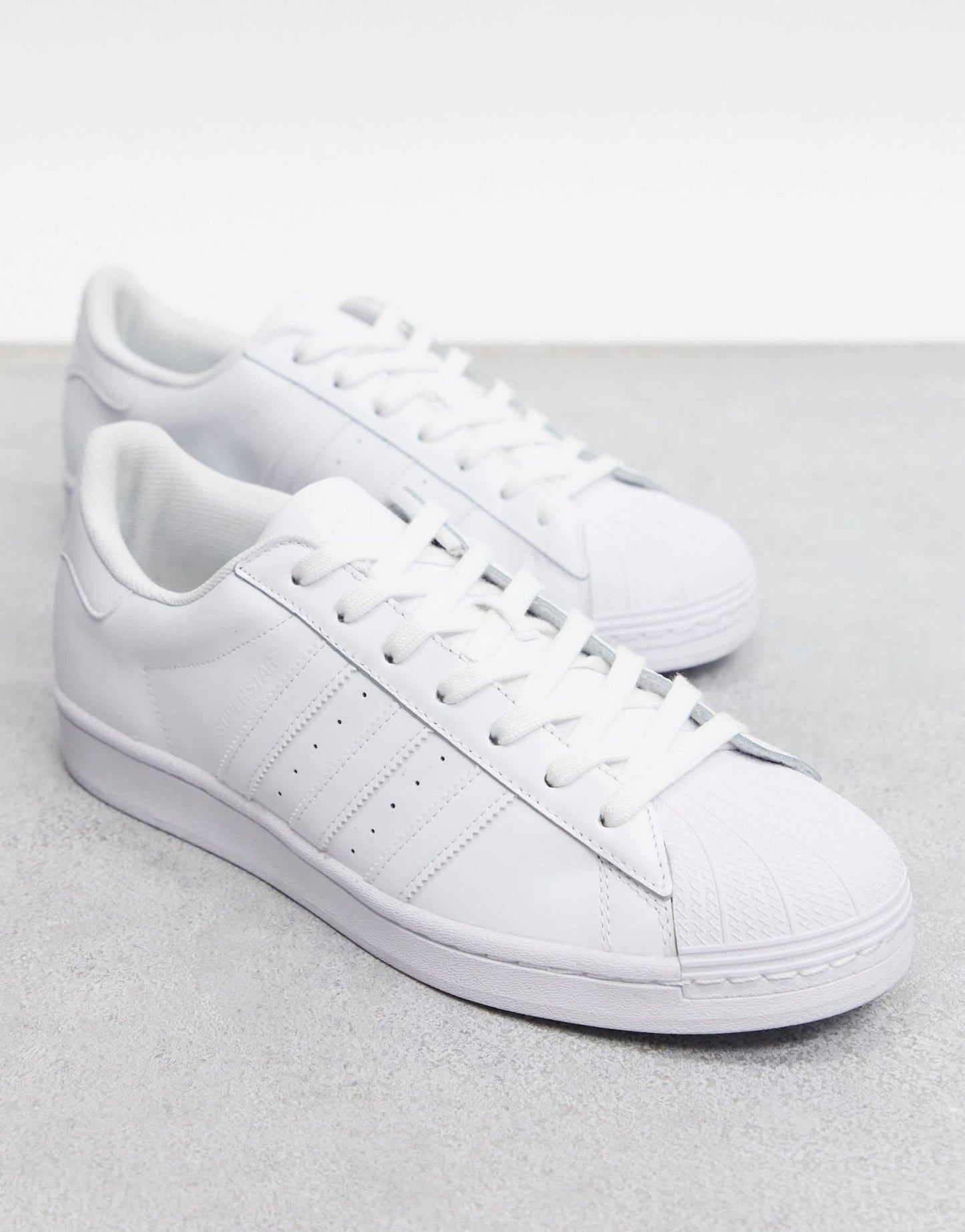 adidas Originals Superstar trainers in triple white - ASOS Sample Sale