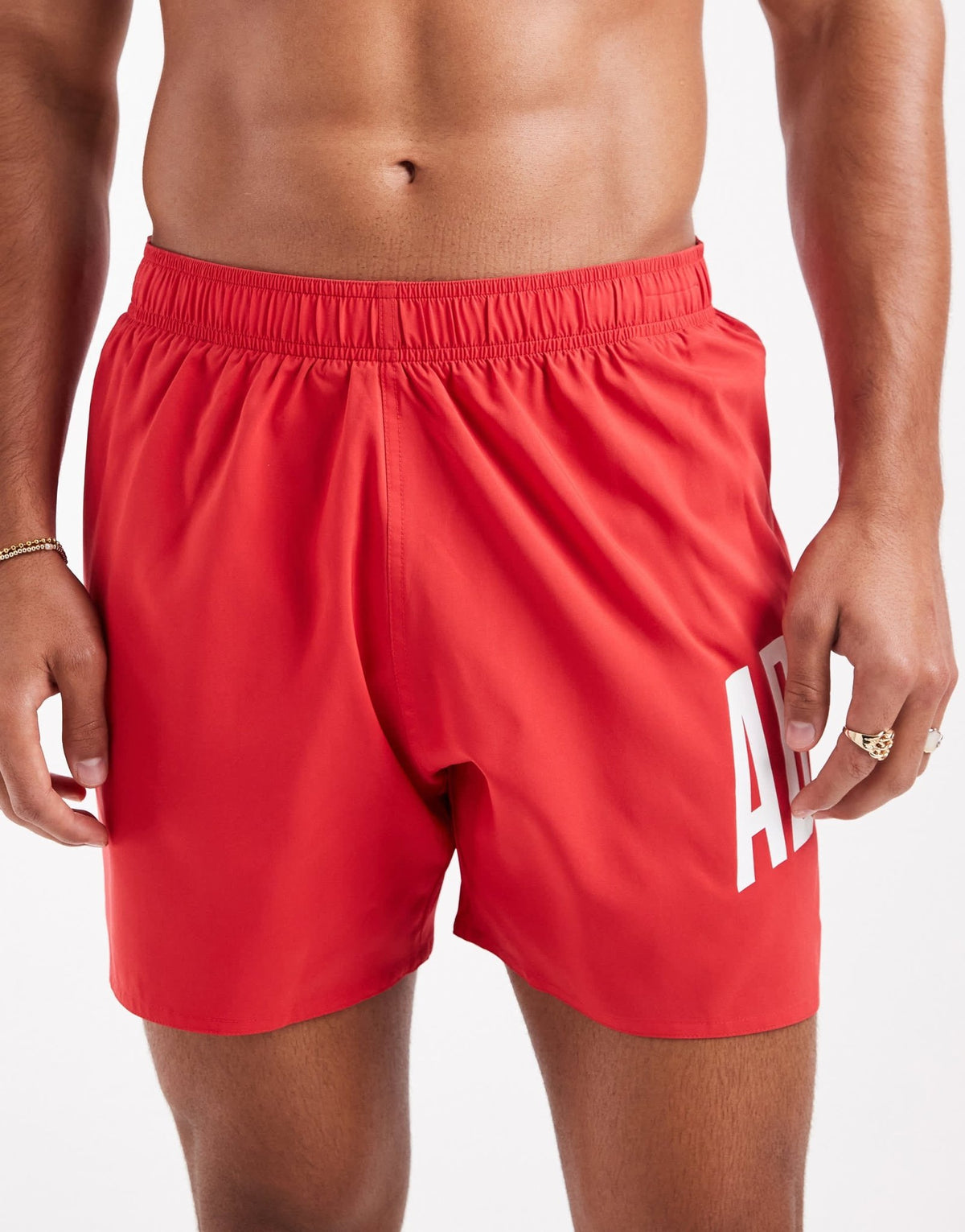 adidas Originals swim shorts in red - ASOS Sample Sale