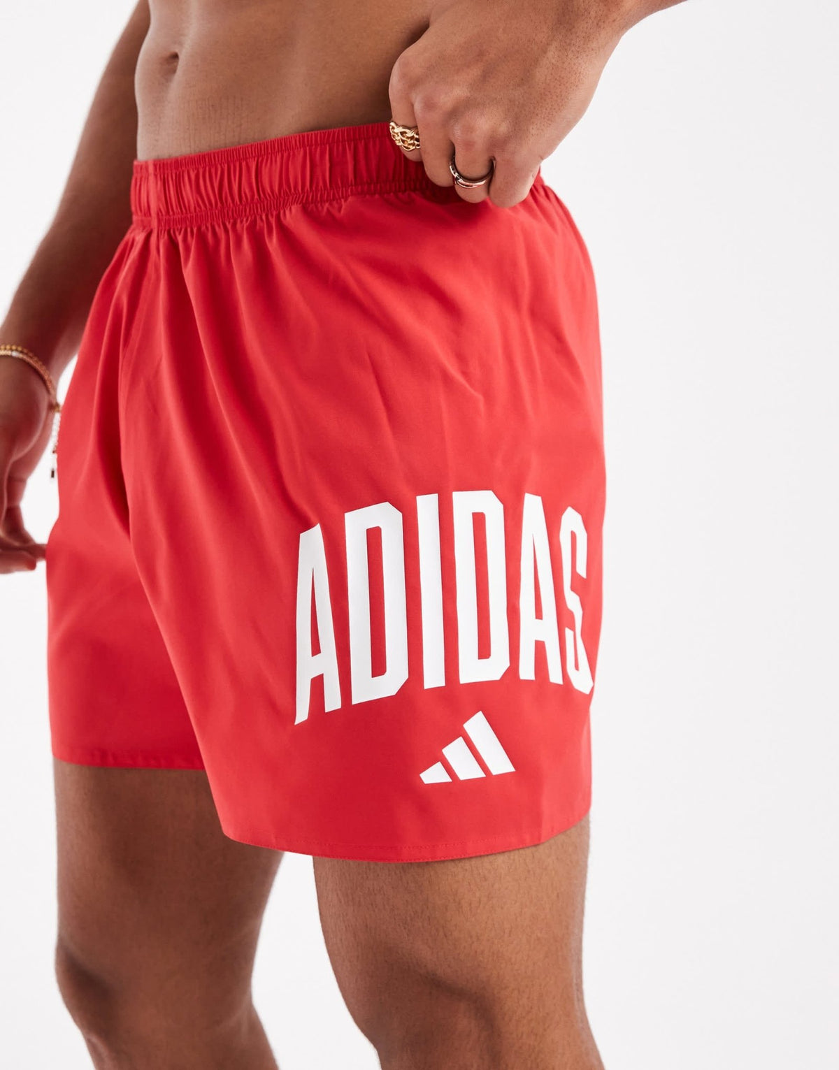 adidas Originals swim shorts in red - ASOS Sample Sale