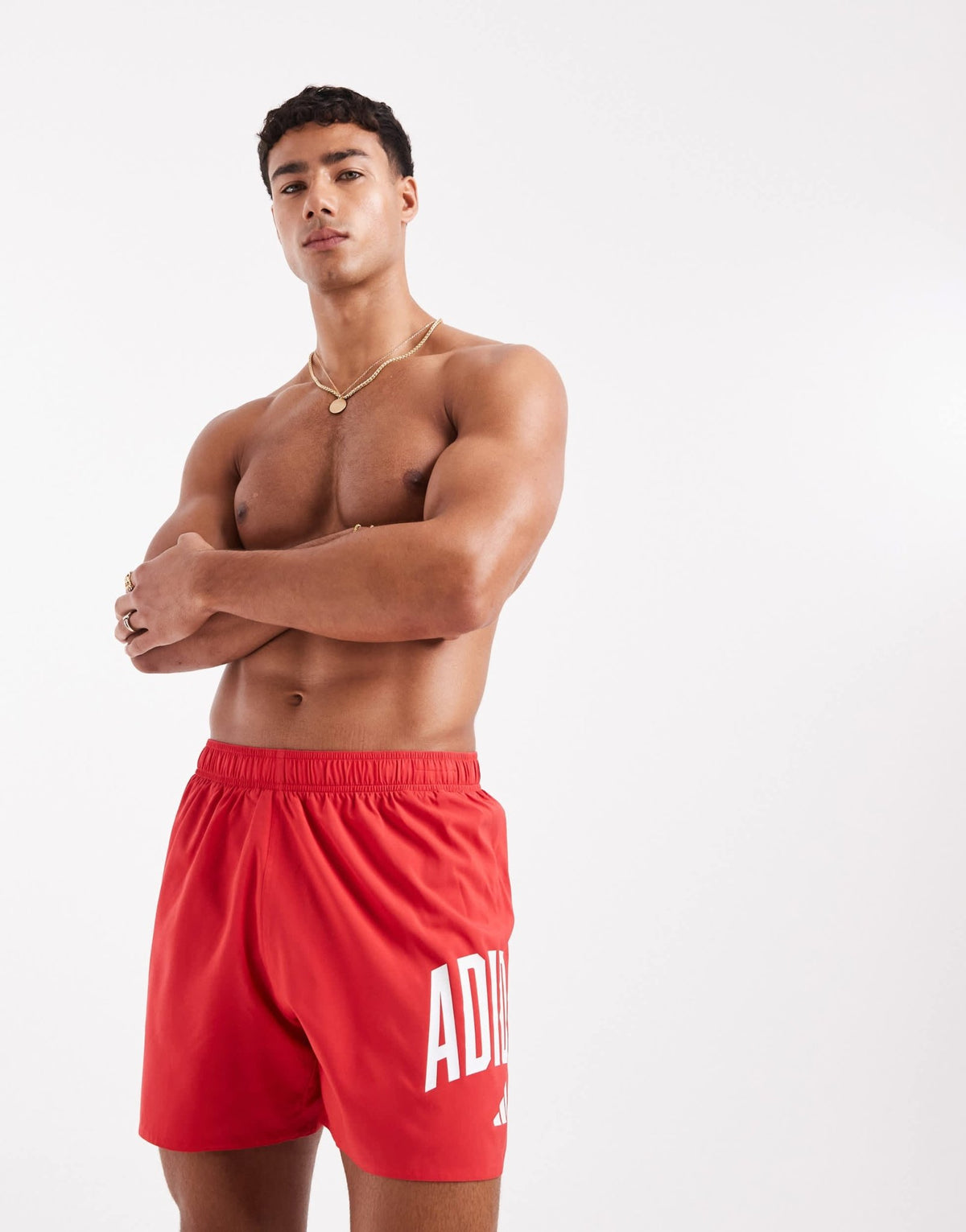 adidas Originals swim shorts in red - ASOS Sample Sale