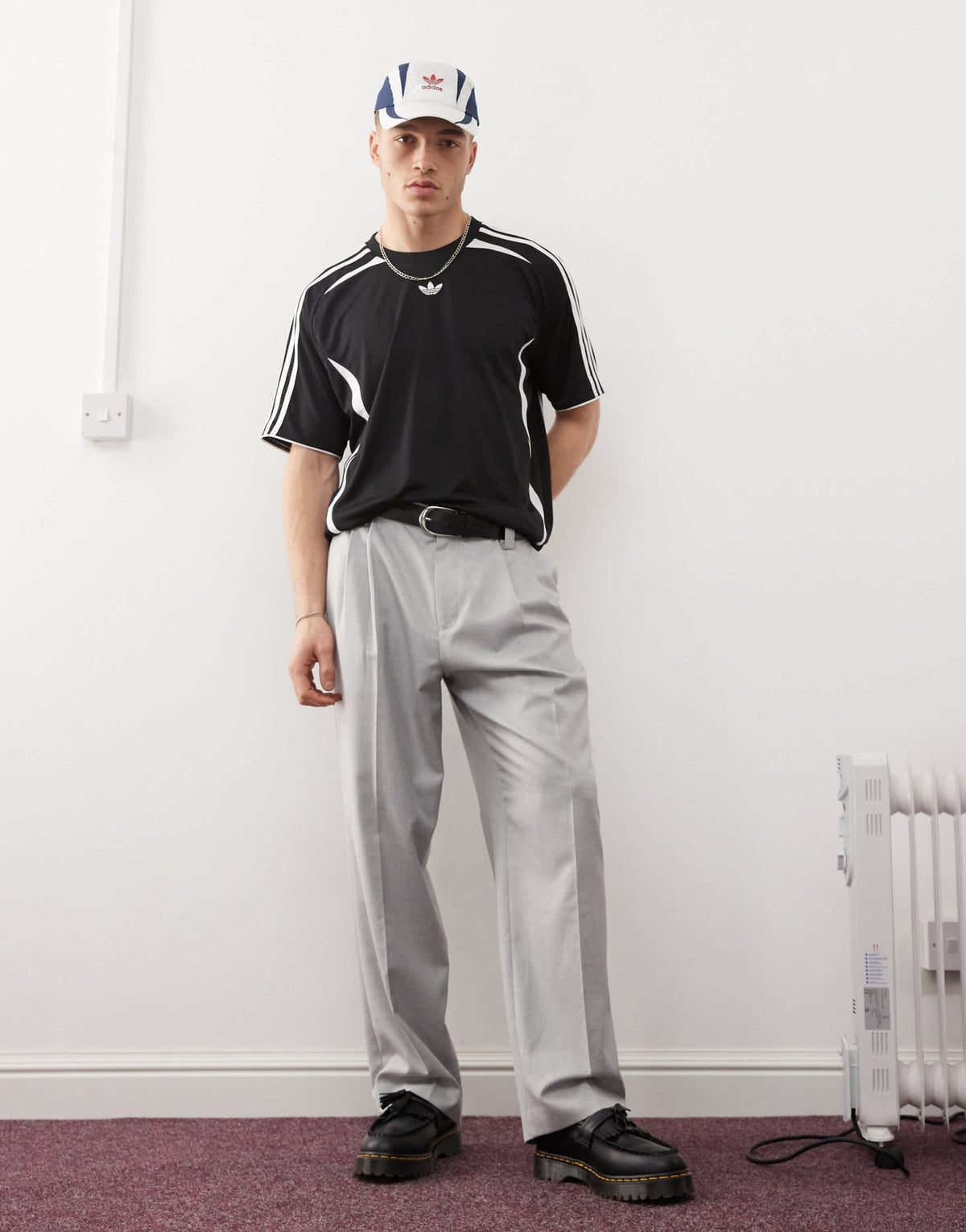 adidas Originals Teamgeist t-shirt in black - ASOS Sample Sale