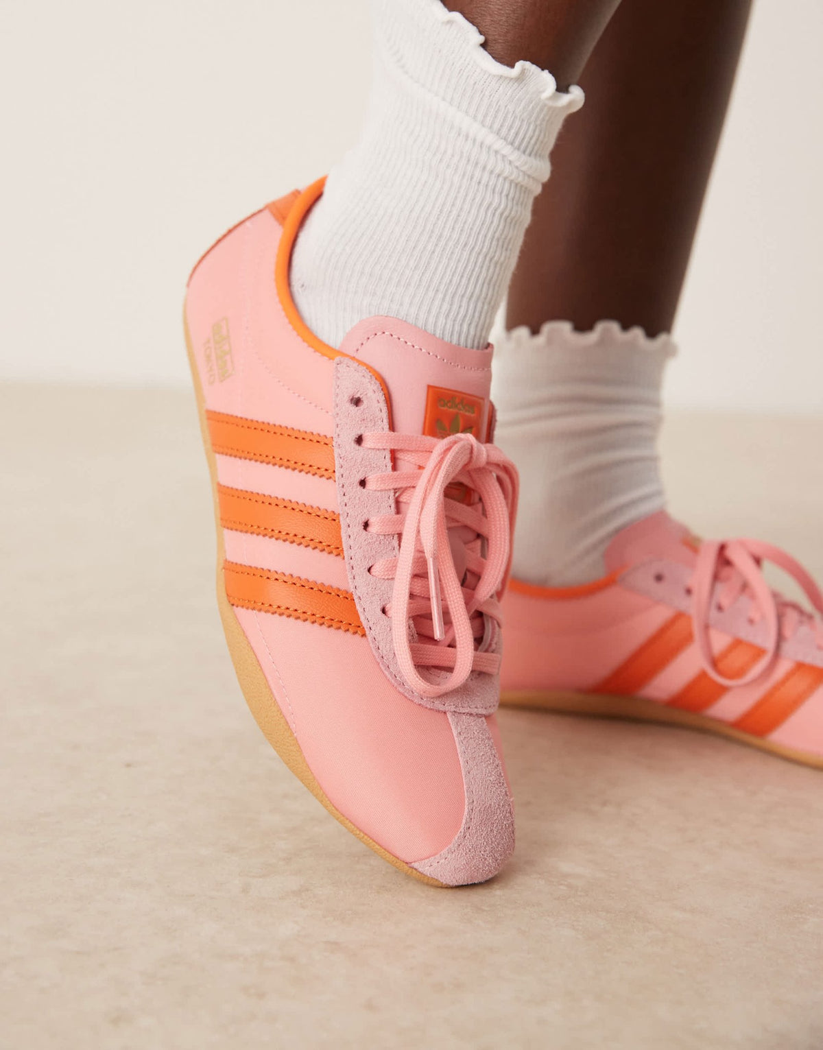 adidas Originals Tokyo trainers in pink and red - ASOS Sample Sale