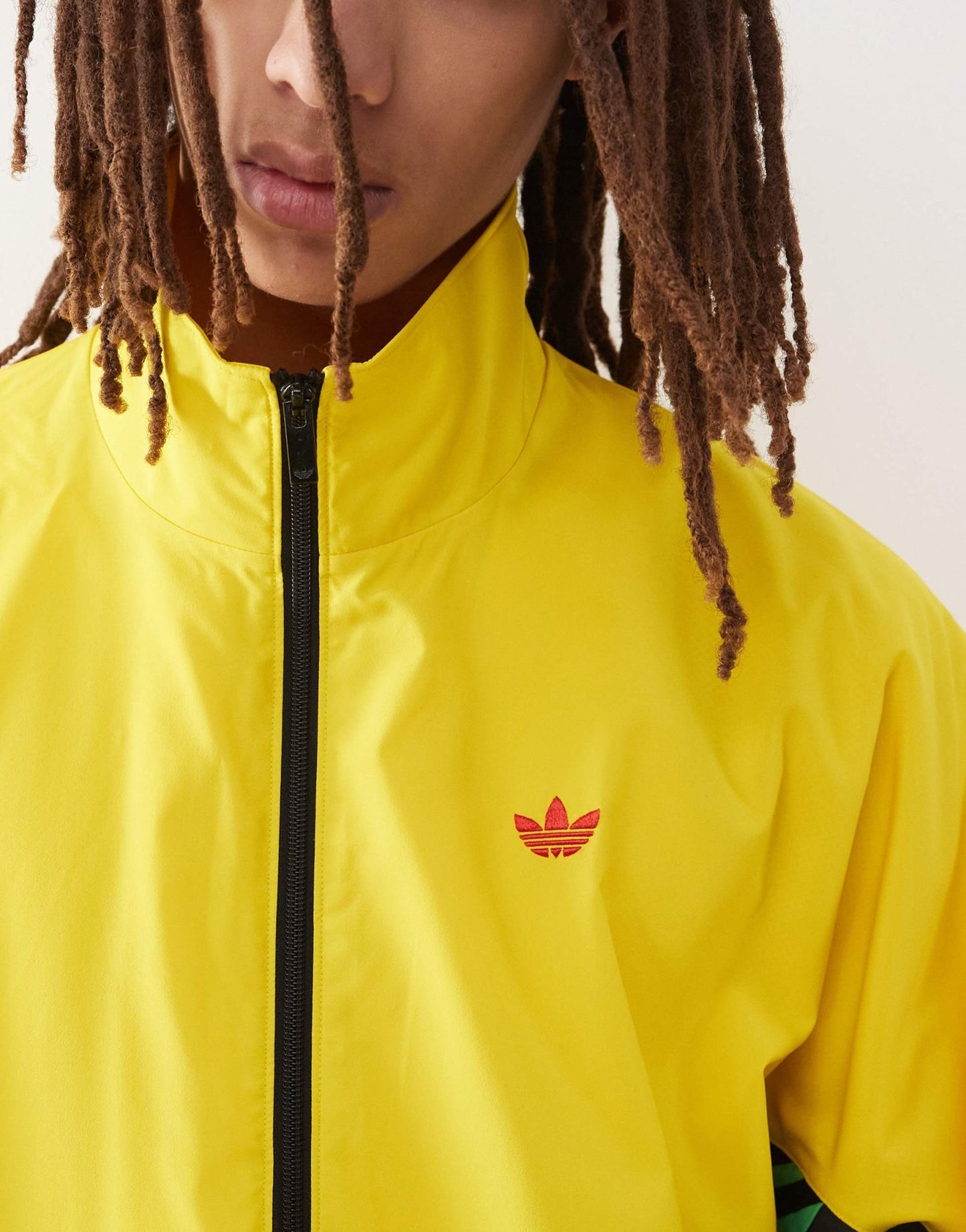 adidas Originals track top in yellow and green - ASOS Sample Sale