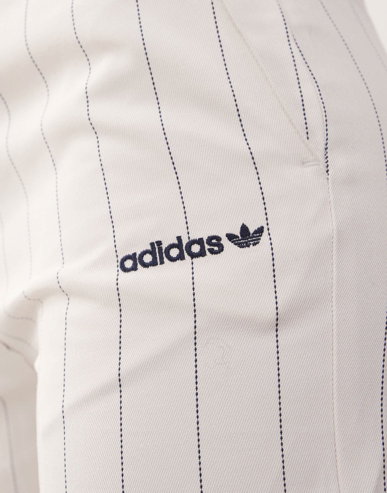 adidas Originals trousers in cream pinstripe - ASOS Sample Sale