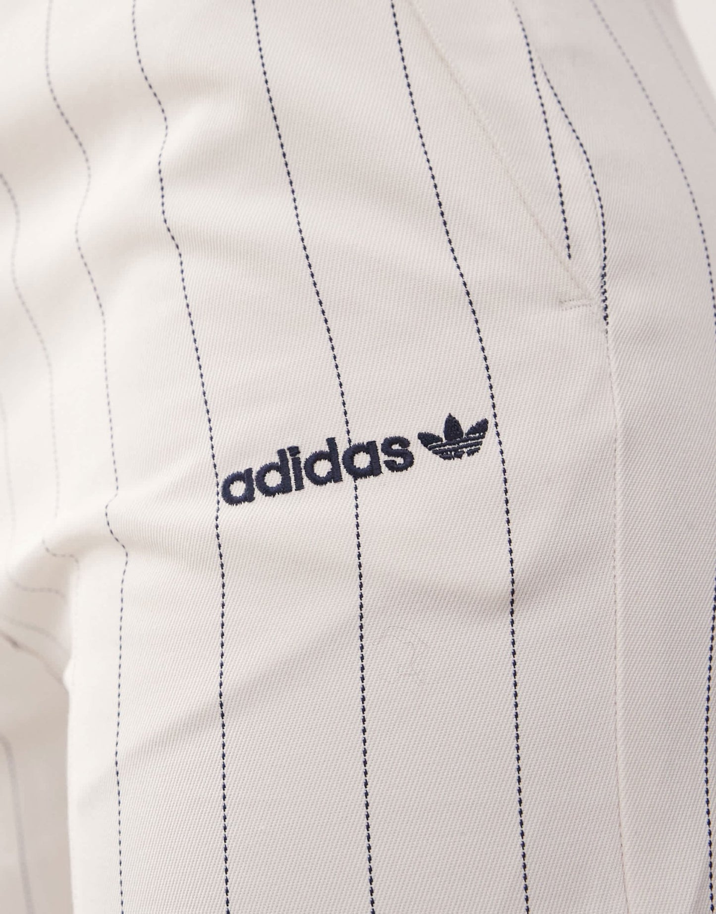 adidas Originals trousers in cream pinstripe - ASOS Sample Sale