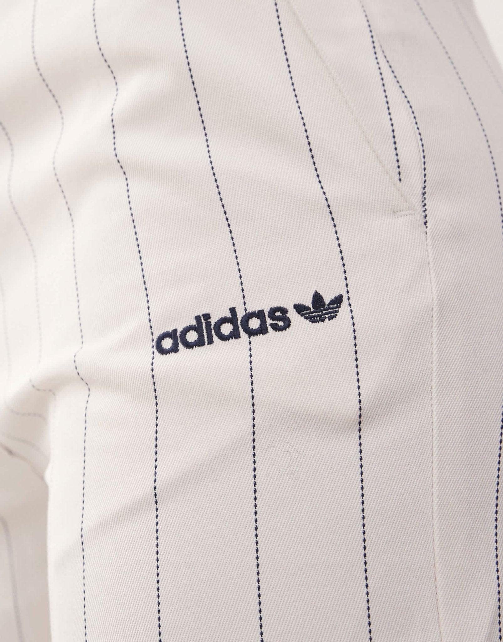 adidas Originals trousers in cream pinstripe - ASOS Sample Sale