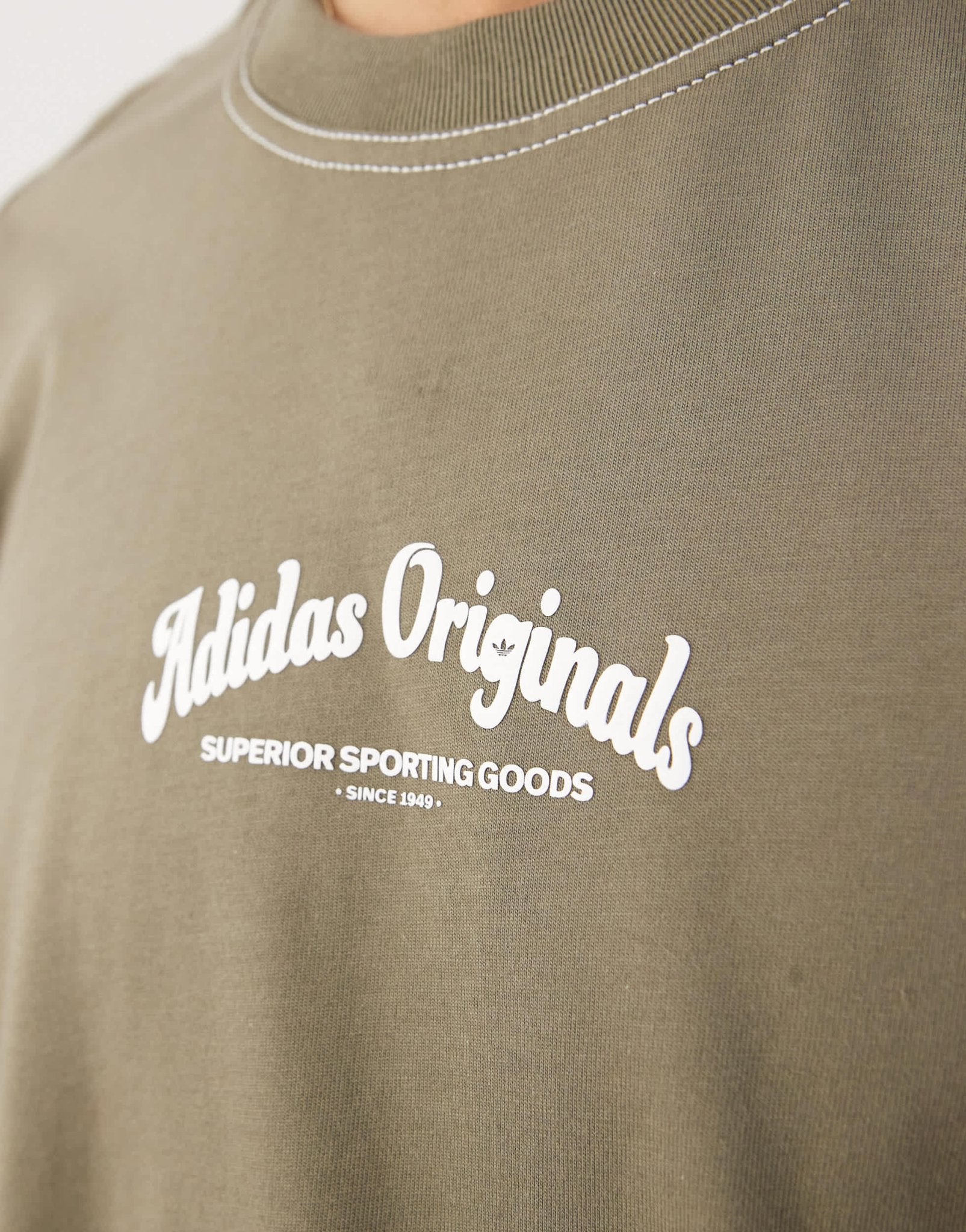 adidas Originals Wabash t-shirt in khaki - ASOS Sample Sale