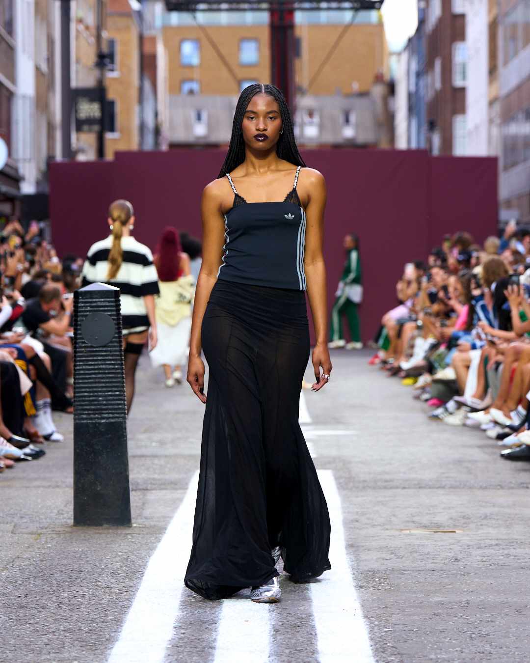adidas Originals x ASOS bandeau top in black - ASOS Sample Sale