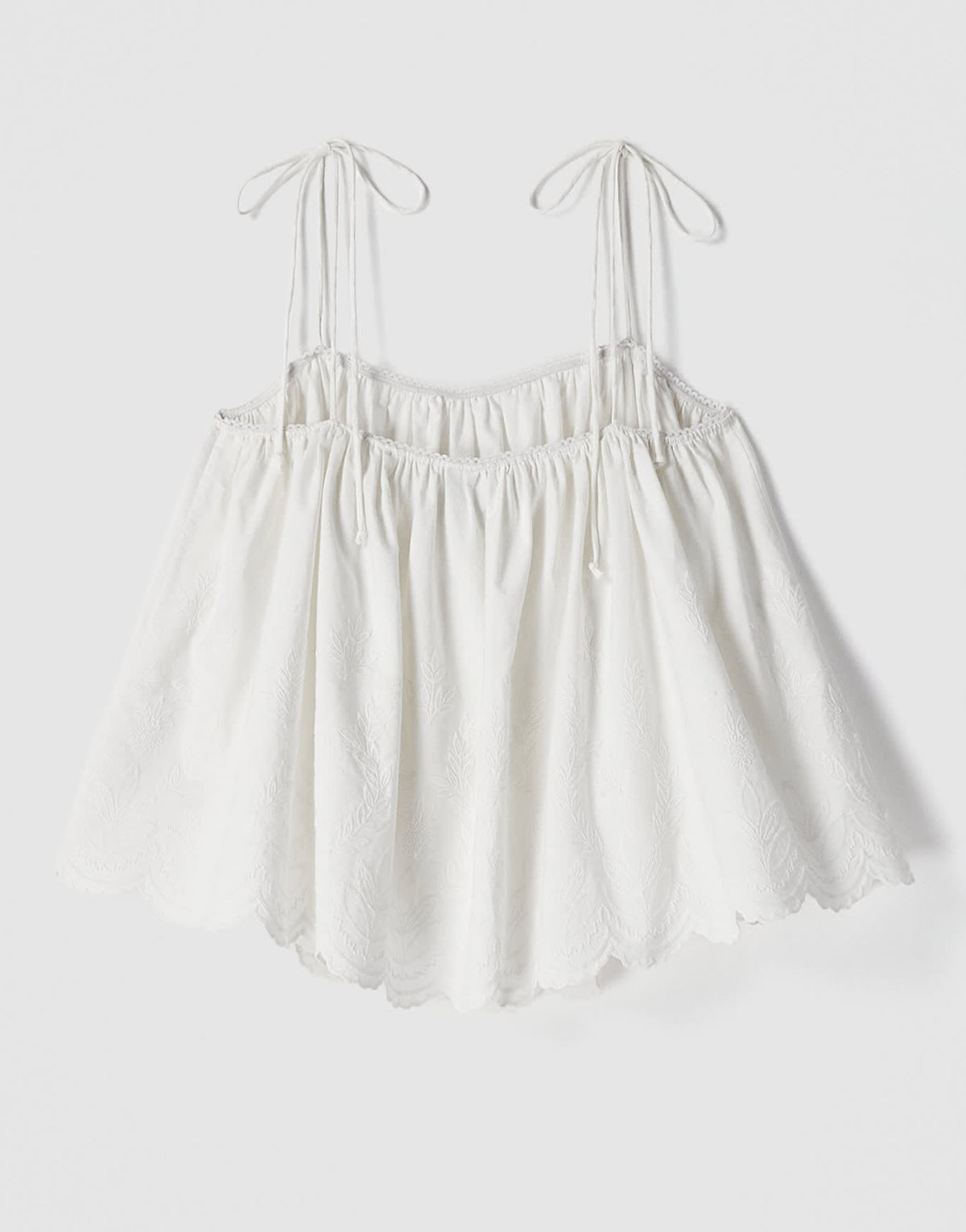 adidas Originals x ASOS broderie cami top in white - ASOS Sample Sale