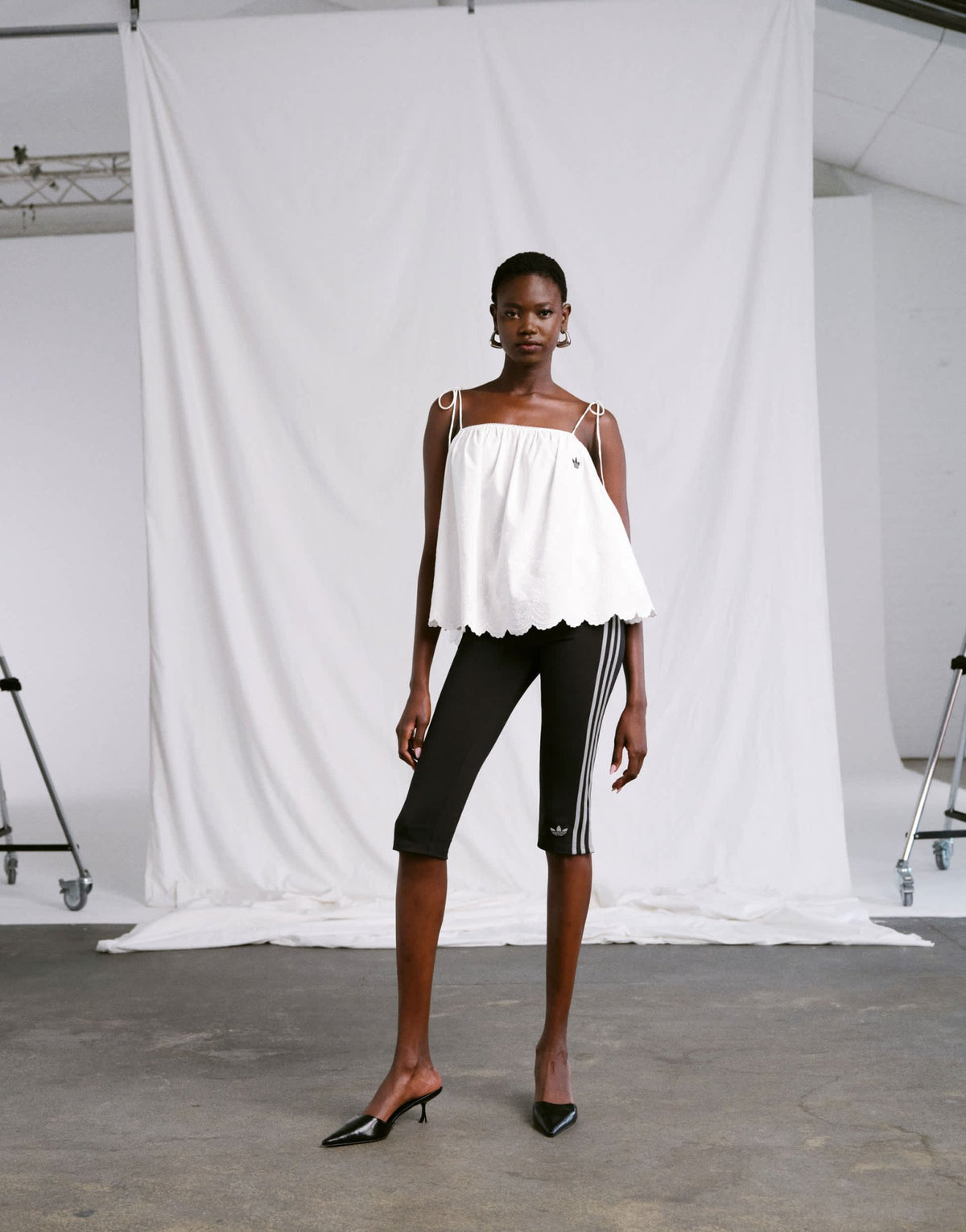 adidas Originals x ASOS capri in black - ASOS Sample Sale