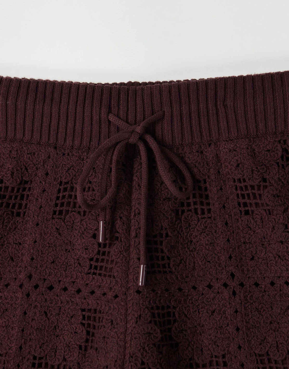 adidas Originals x ASOS crochet knitted track bottoms co-ord in brown - ASOS Sample Sale