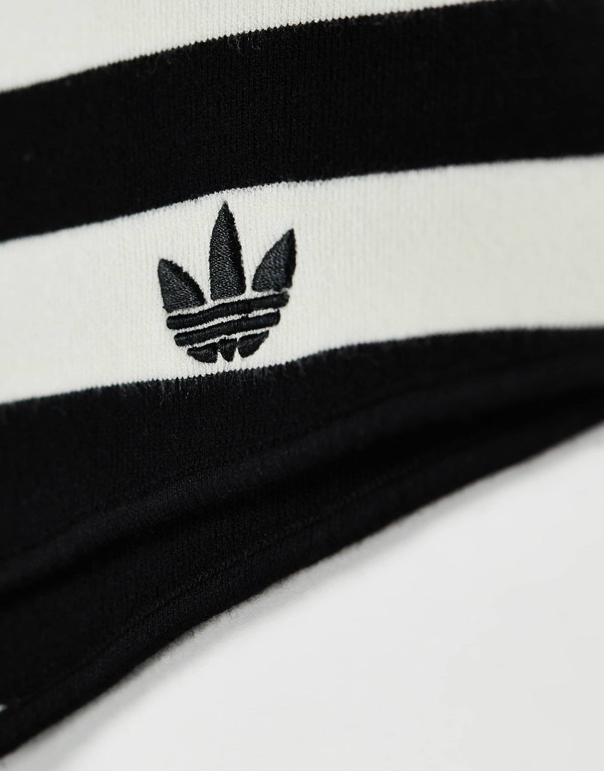 adidas Originals x ASOS knitted short co-ord in black and white stripe - ASOS Sample Sale