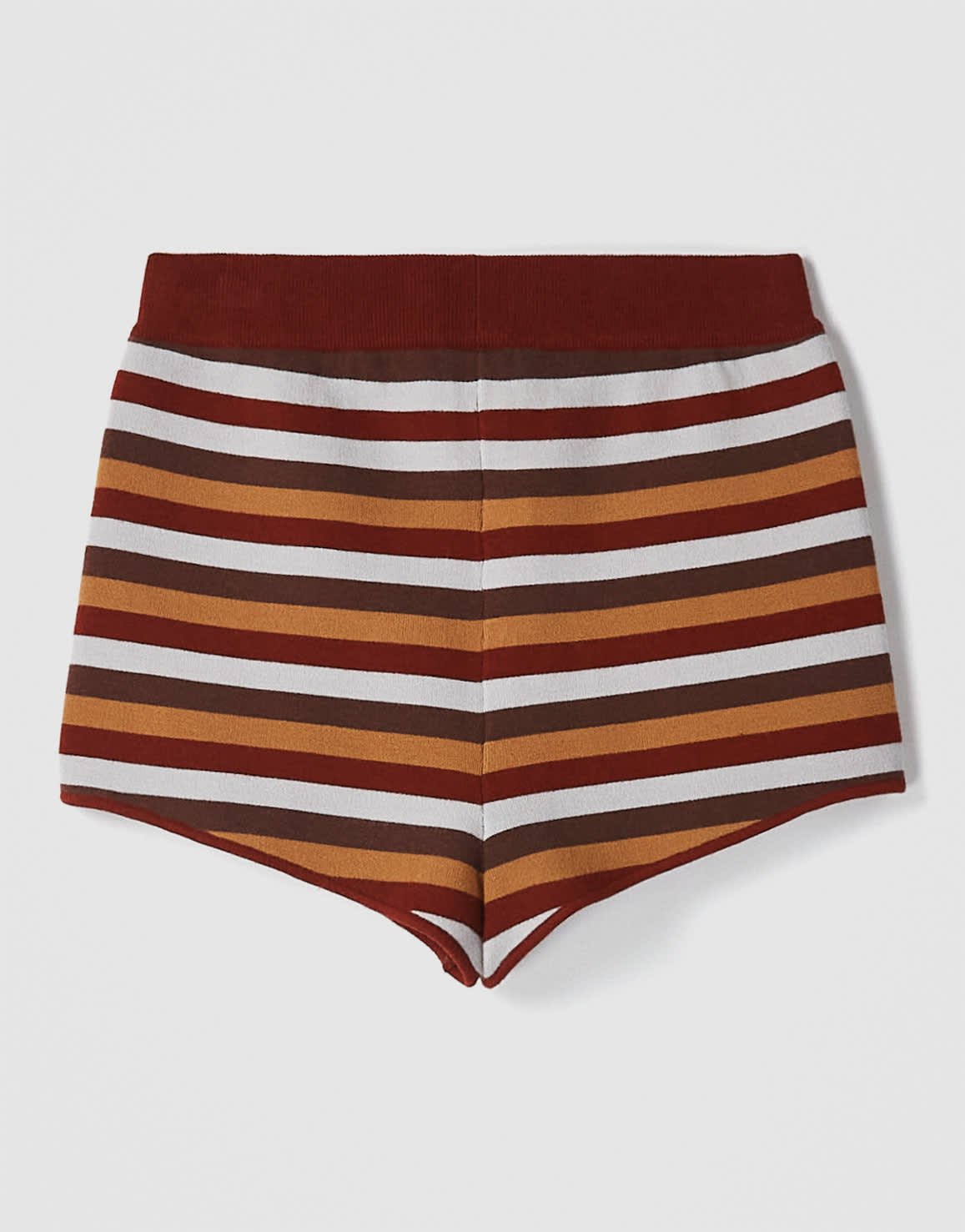 adidas Originals x ASOS knitted short co-ord in burgundy stripe - ASOS Sample Sale