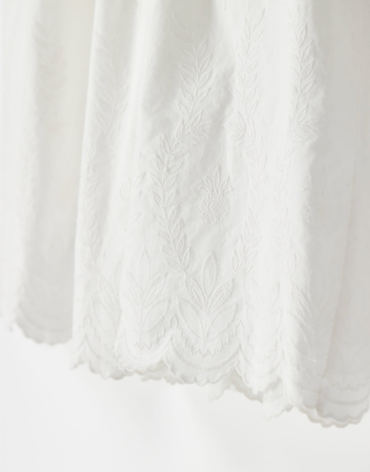 adidas Originals x ASOS maxi skirt with broderie in white - ASOS Sample Sale