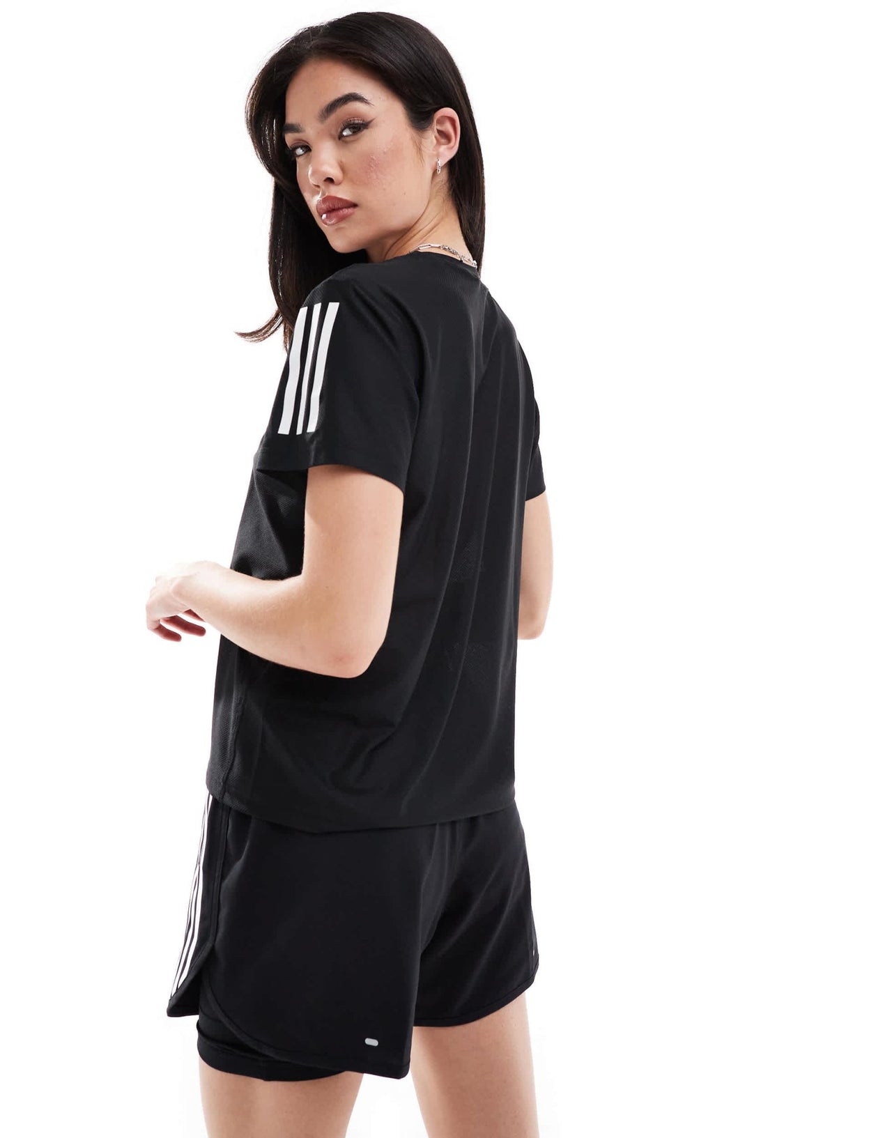 adidas Running Own The Run t-shirt in black - ASOS Sample Sale