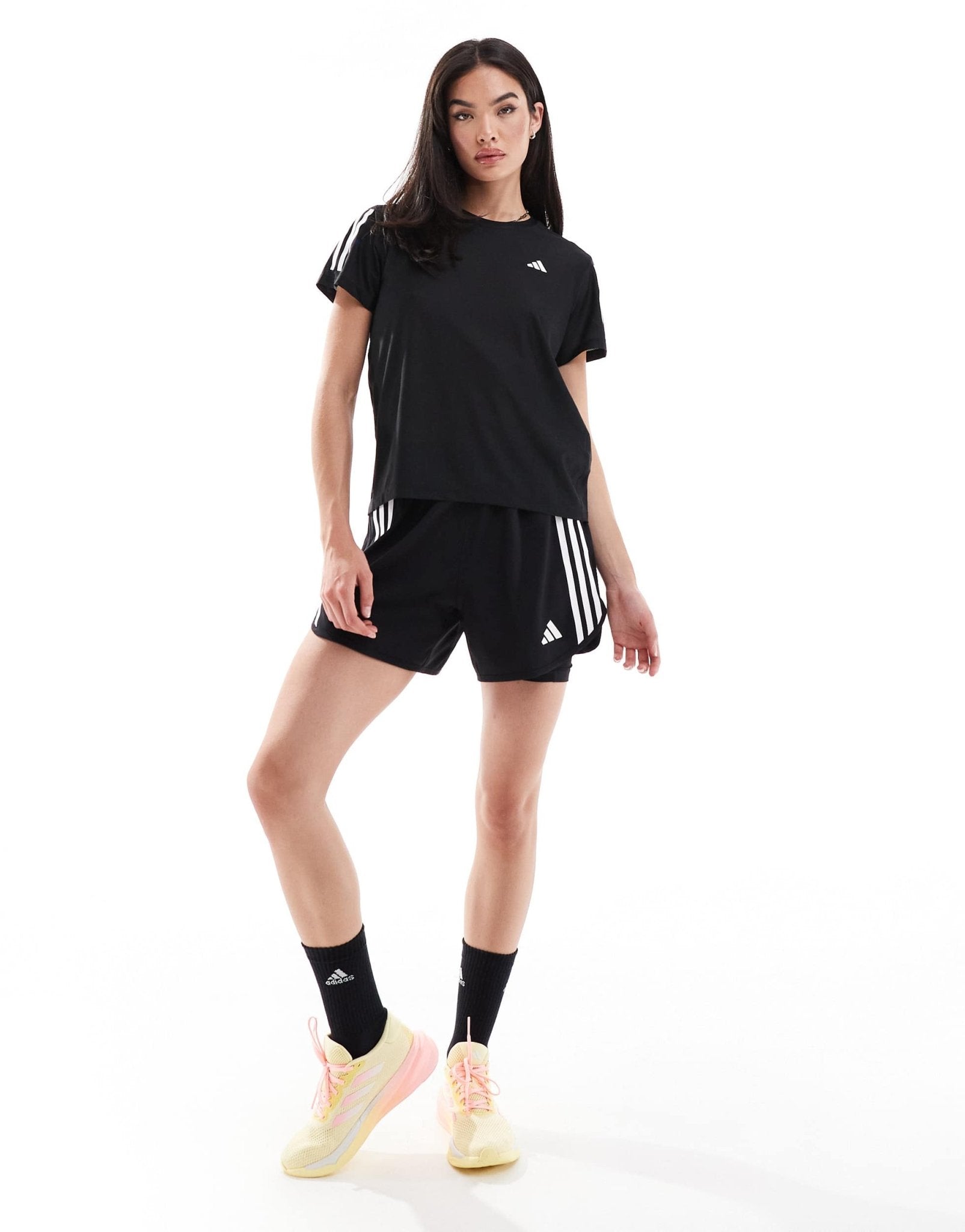 adidas Running Own The Run t-shirt in black - ASOS Sample Sale