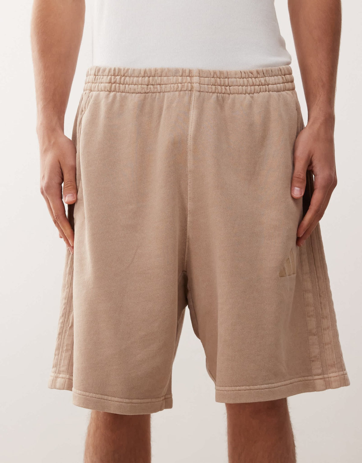 adidas Sportswear shorts in washed beige - ASOS Sample Sale
