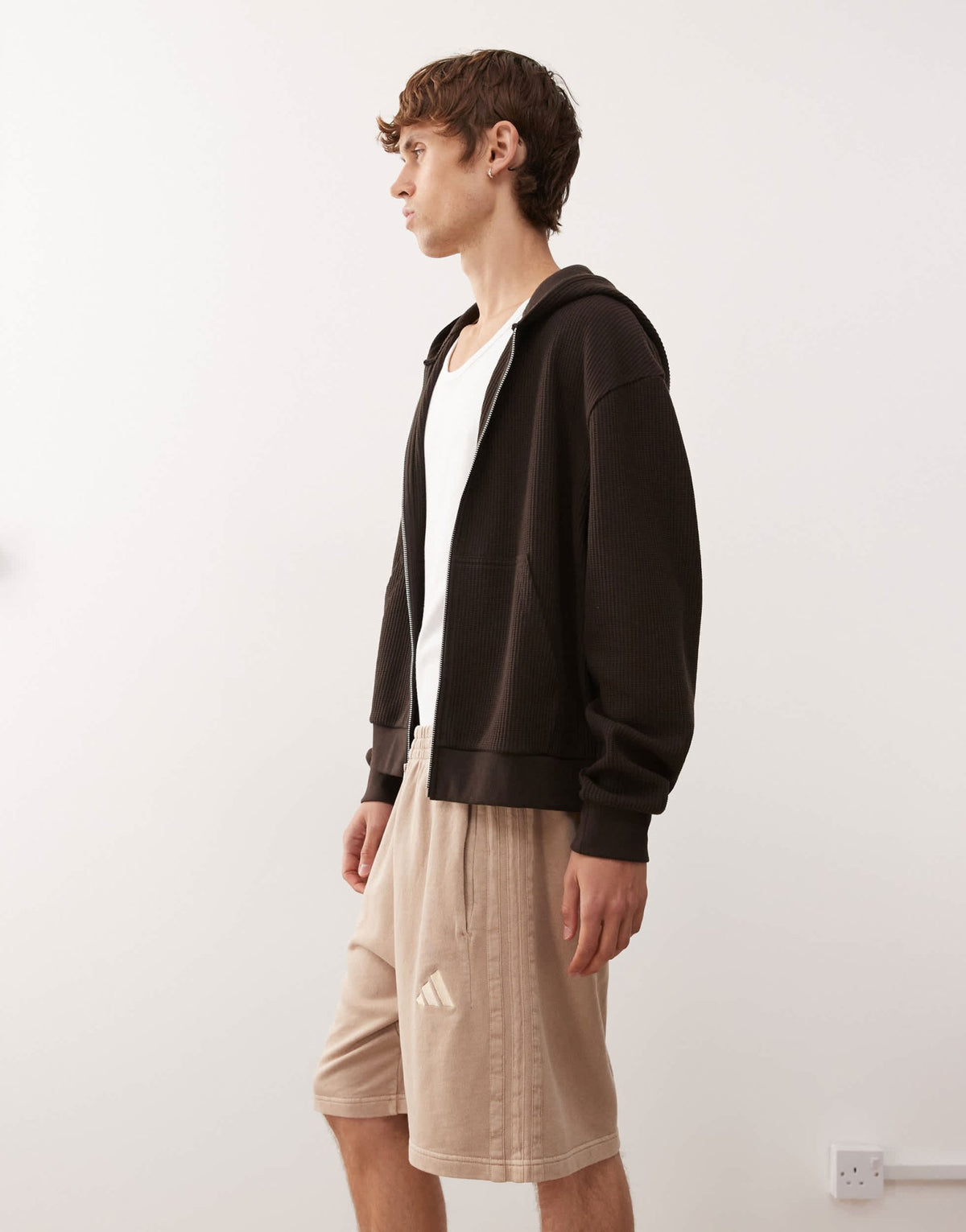 adidas Sportswear shorts in washed beige - ASOS Sample Sale