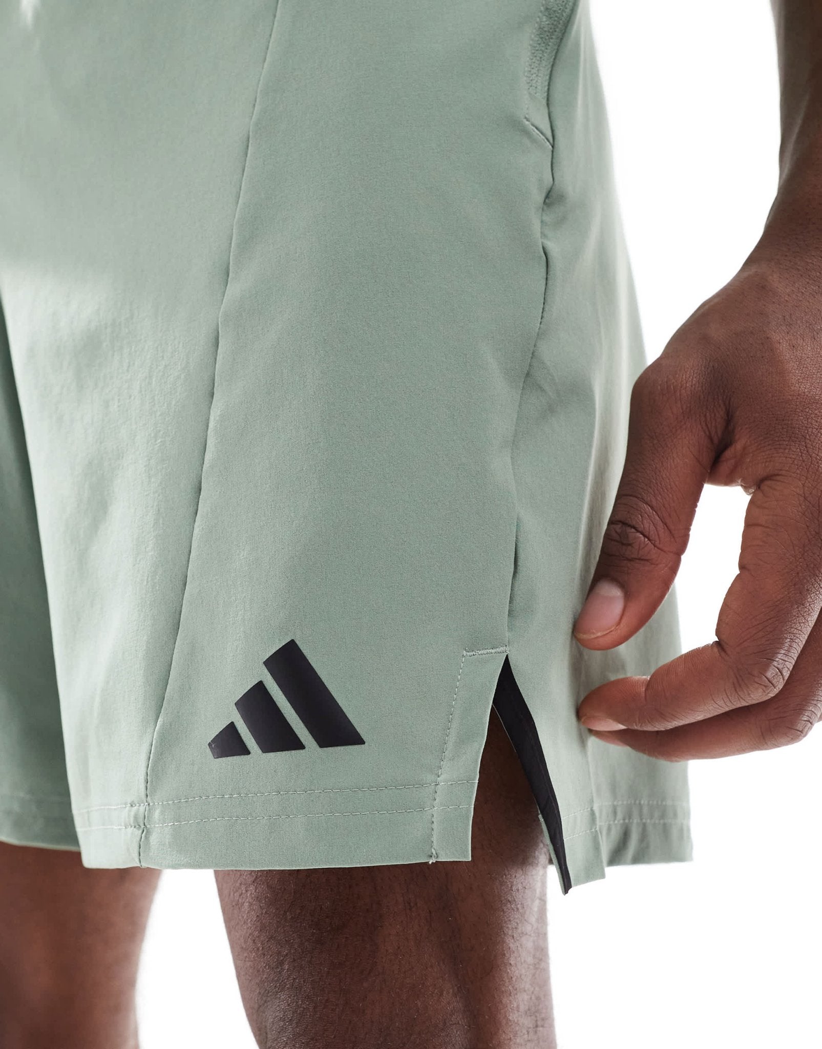 adidas Training D4T short in silver green - ASOS Sample Sale