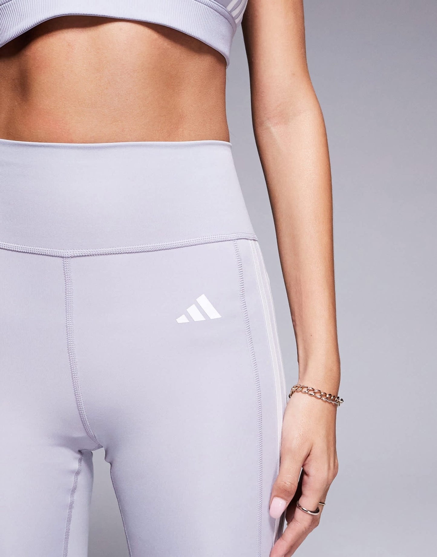 adidas Training Essentials leggings with phone pocket in grey - ASOS Sample Sale