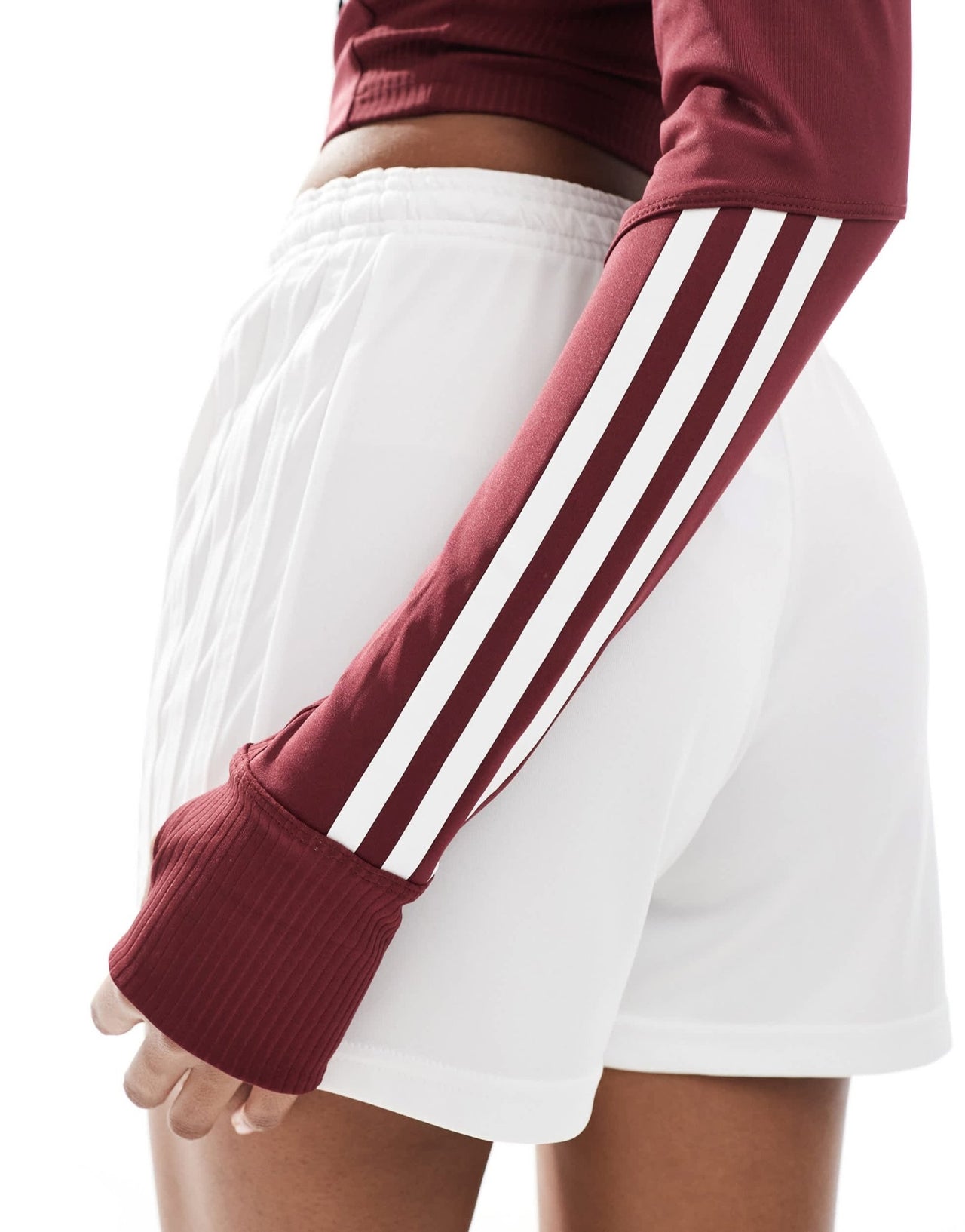adidas Training Hyperglam full zip top in burgundy - ASOS Sample Sale