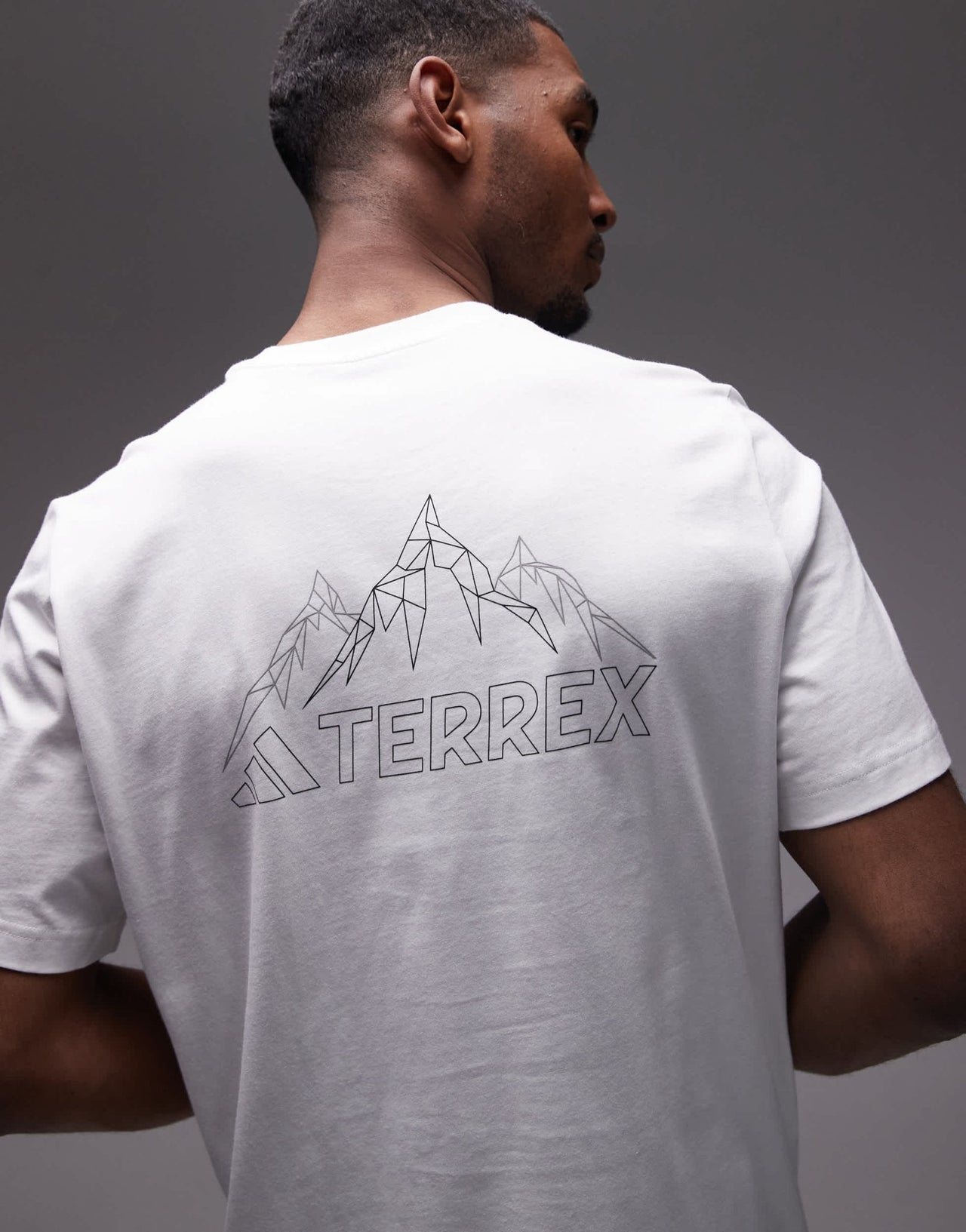adidas Training Outdoor Terrex t-shirt with chest logo in white - ASOS Sample Sale