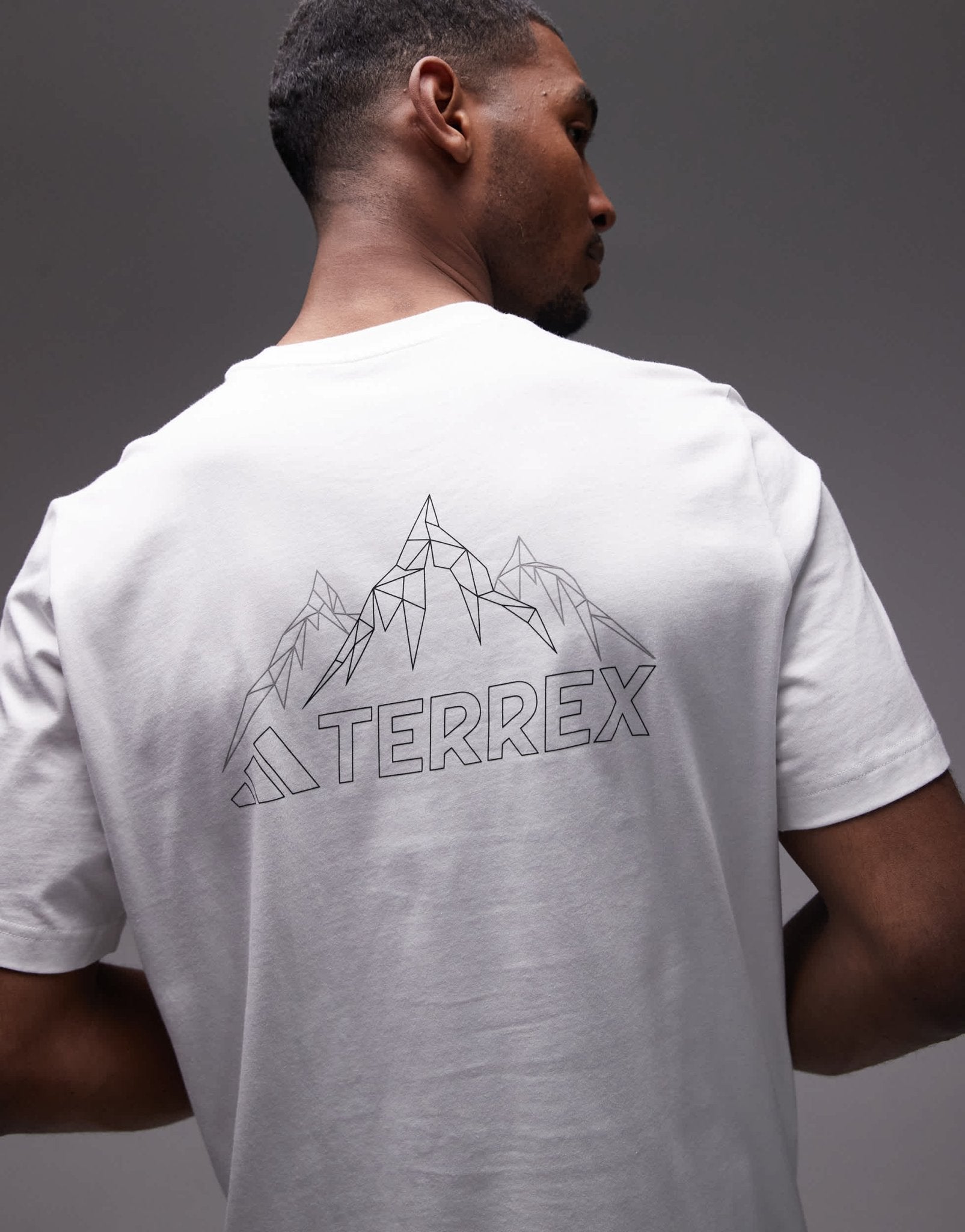 adidas Training Outdoor Terrex t-shirt with chest logo in white - ASOS Sample Sale
