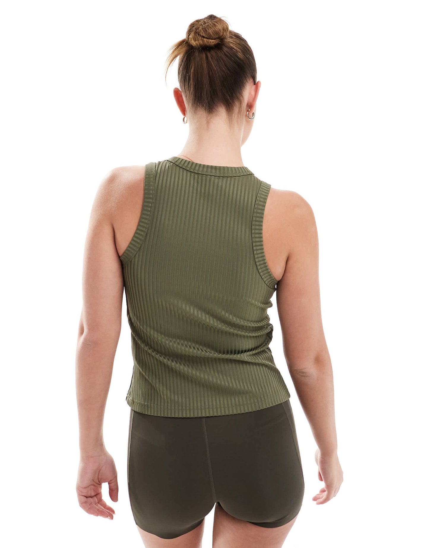 adidas Training rib tank top in olive green - ASOS Sample Sale
