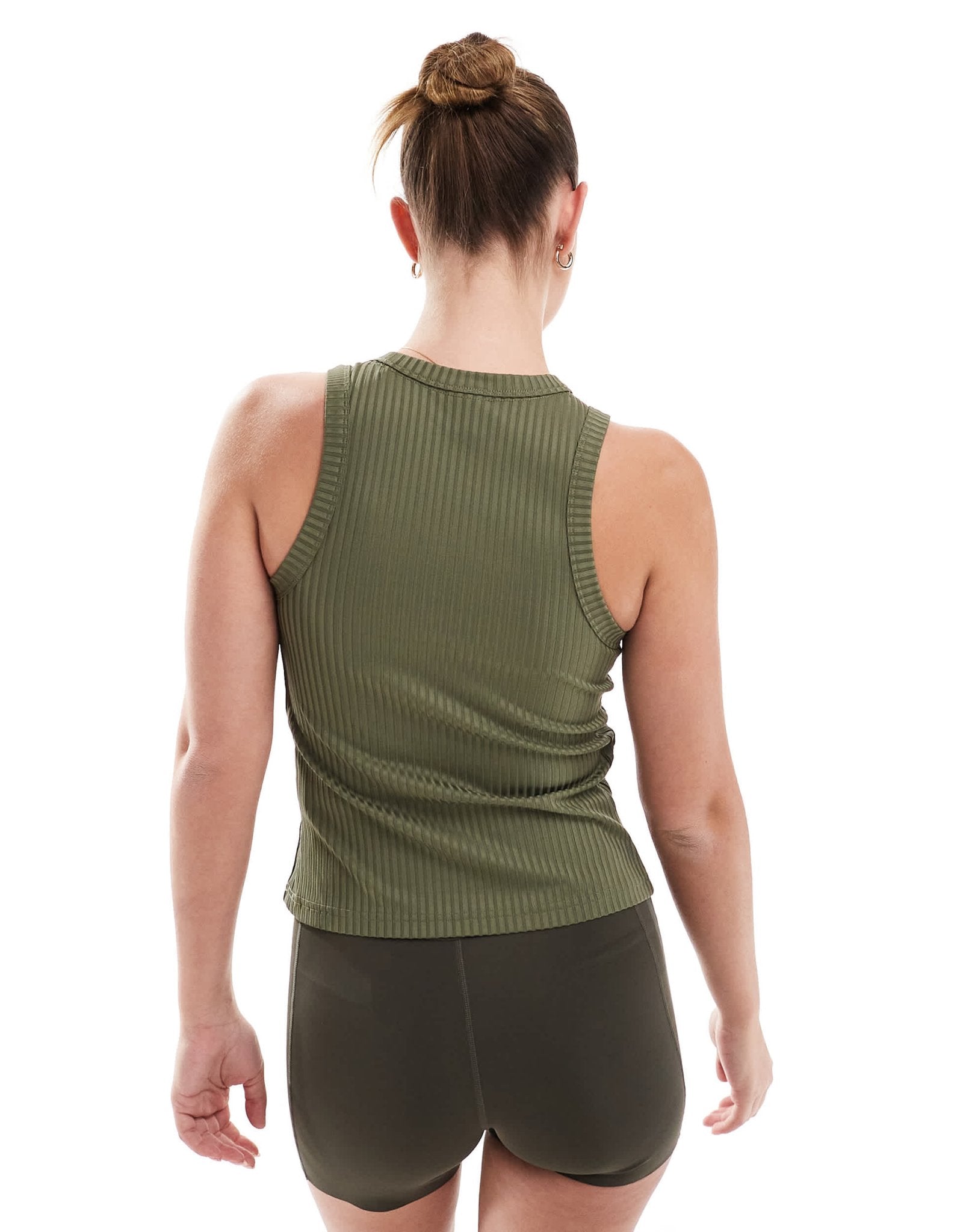 adidas Training rib tank top in olive green - ASOS Sample Sale