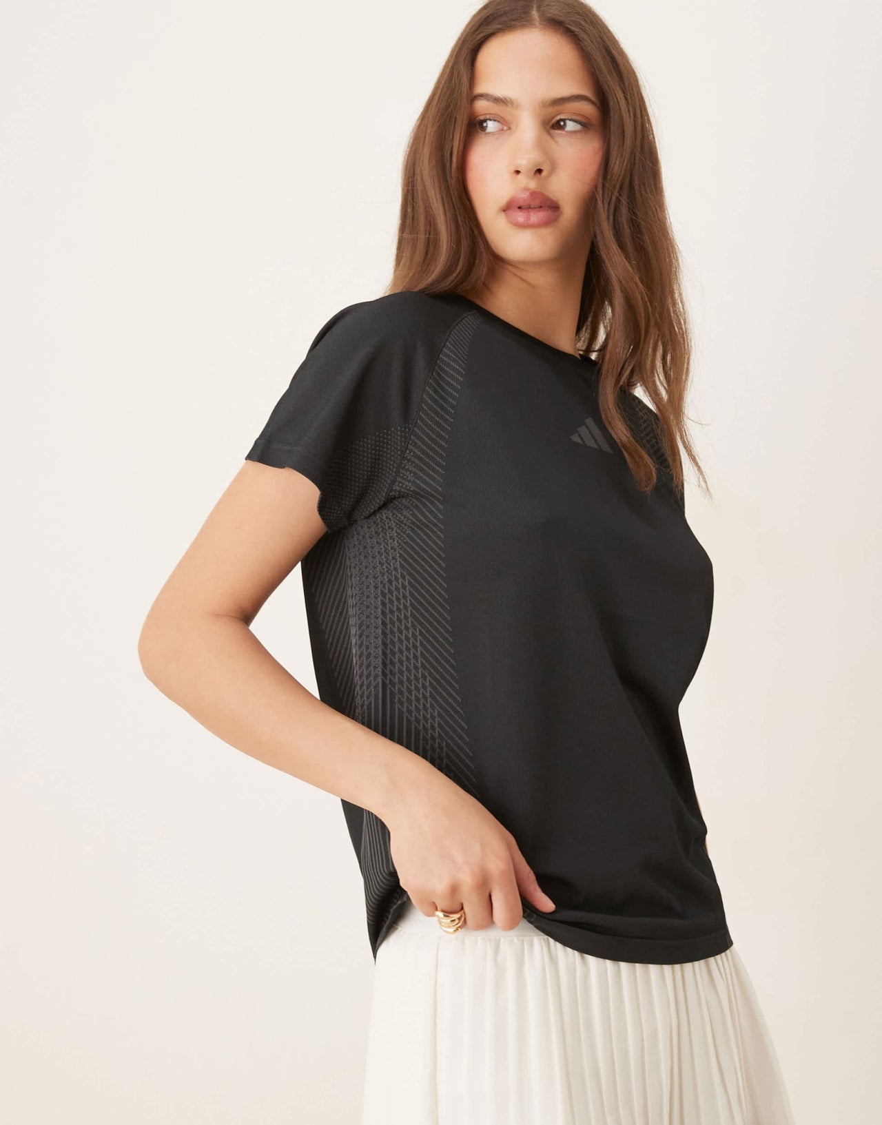 adidas Training seamless t-shirt in black - ASOS Sample Sale