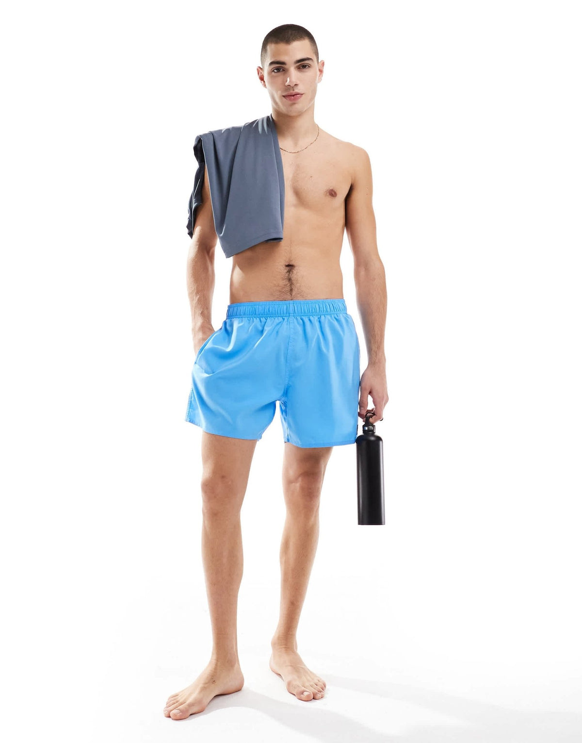adidas Training swim shorts in light blue - ASOS Sample Sale