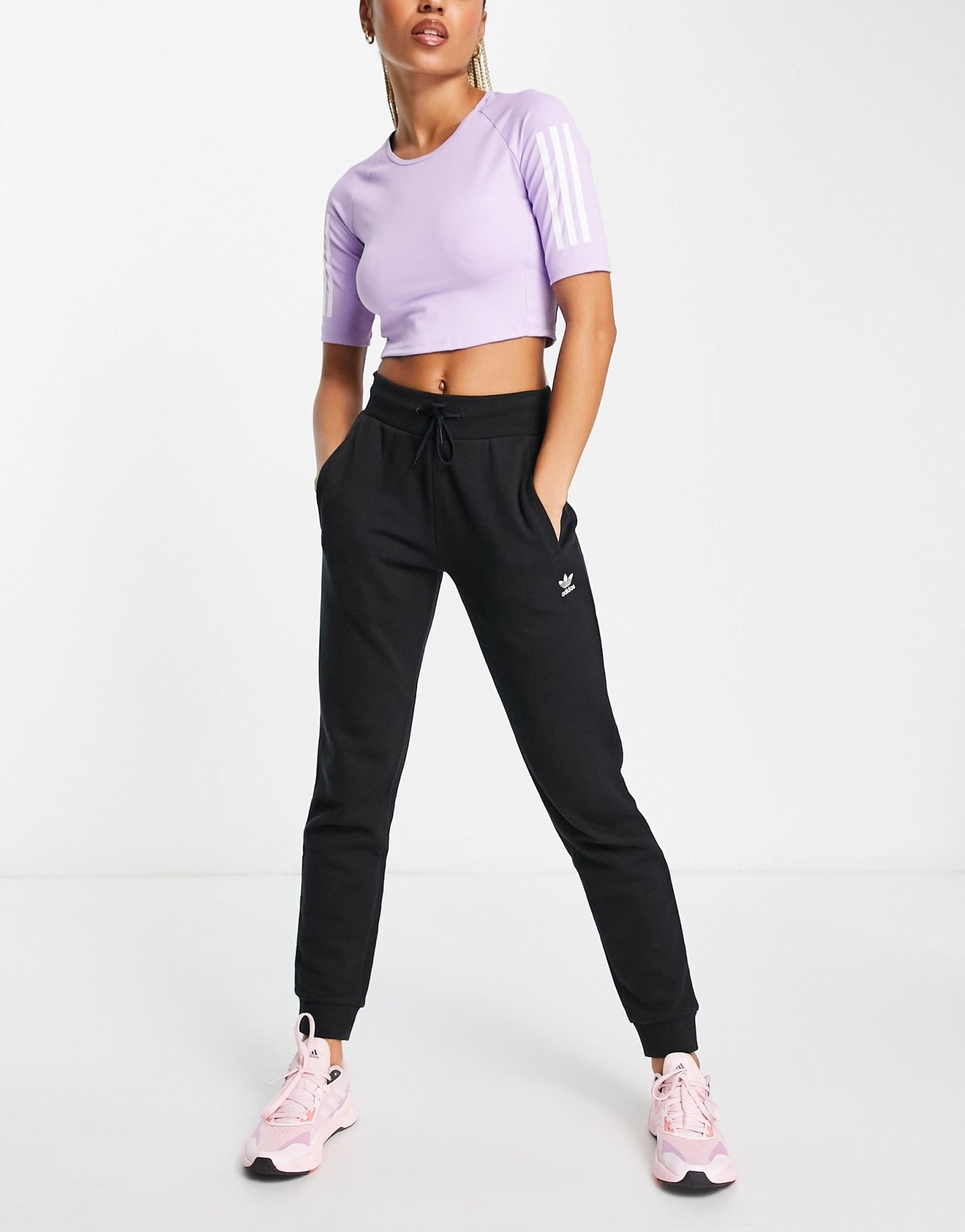 adidas Training Techfit colour block 3 stripe vest in purple - ASOS Sample Sale