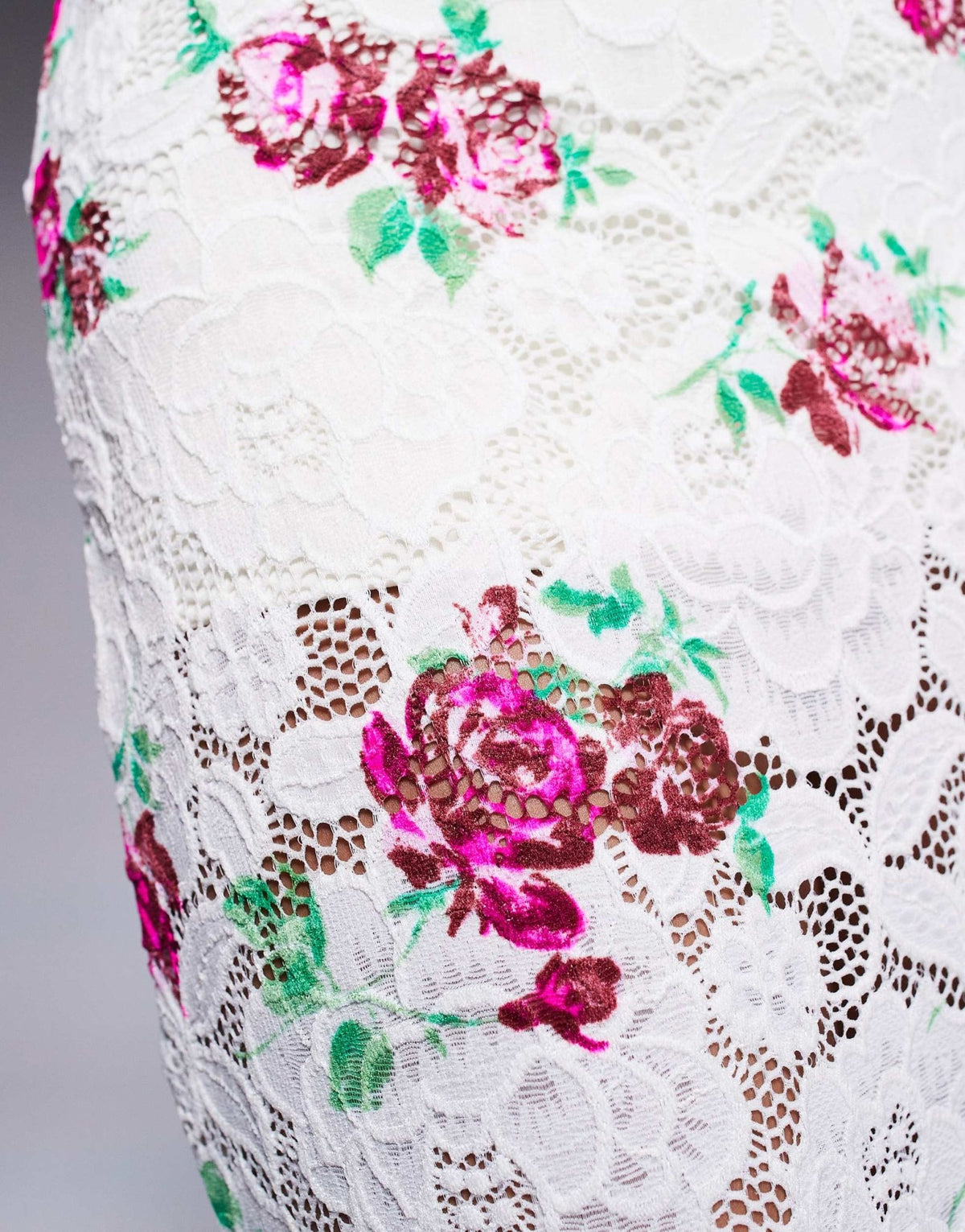 AFRM crochet lace maxi skirt co-ord in rose floral - ASOS Sample Sale