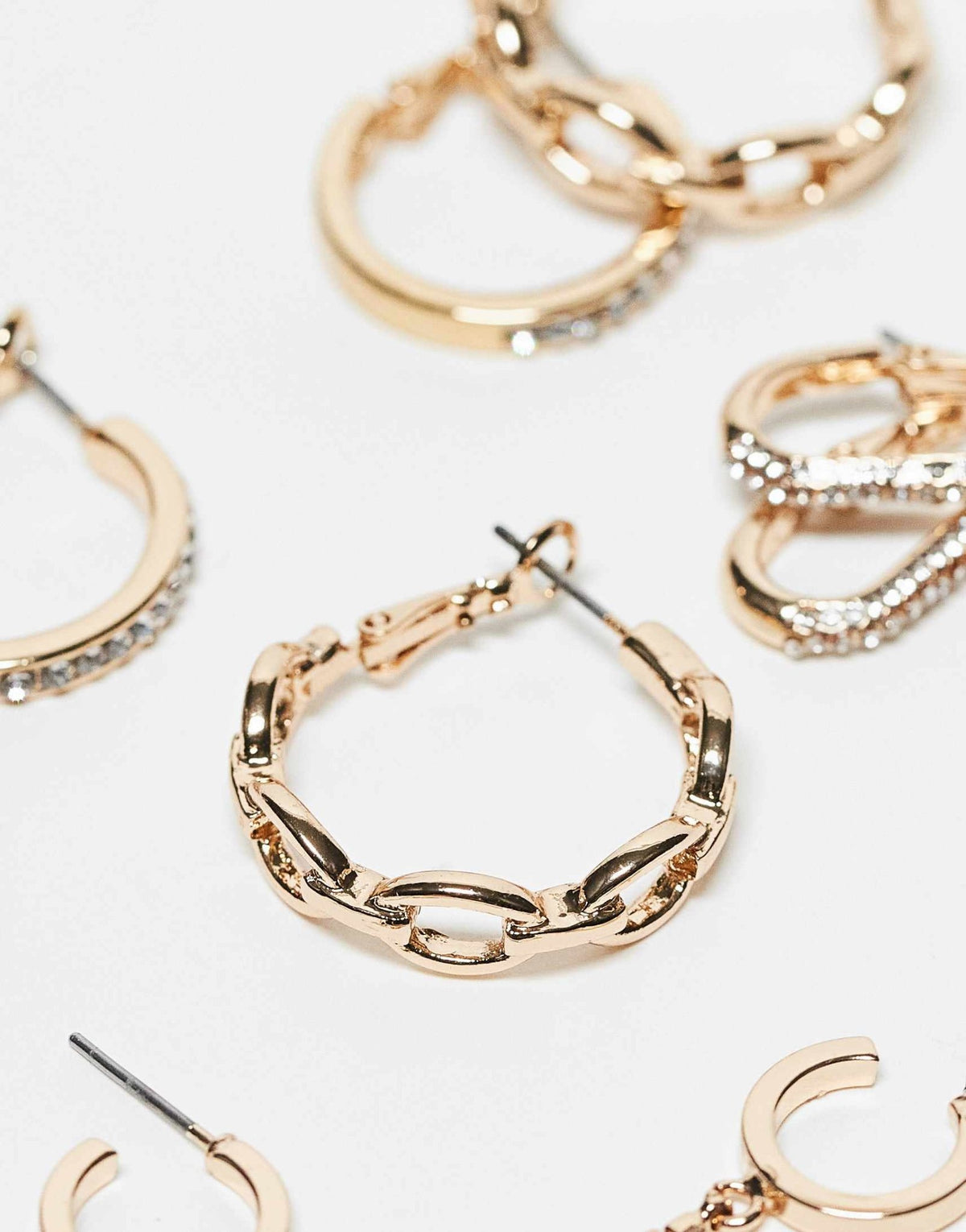 ALDO carenalieta pack of 6 multi hoop earrings in silver - ASOS Sample Sale