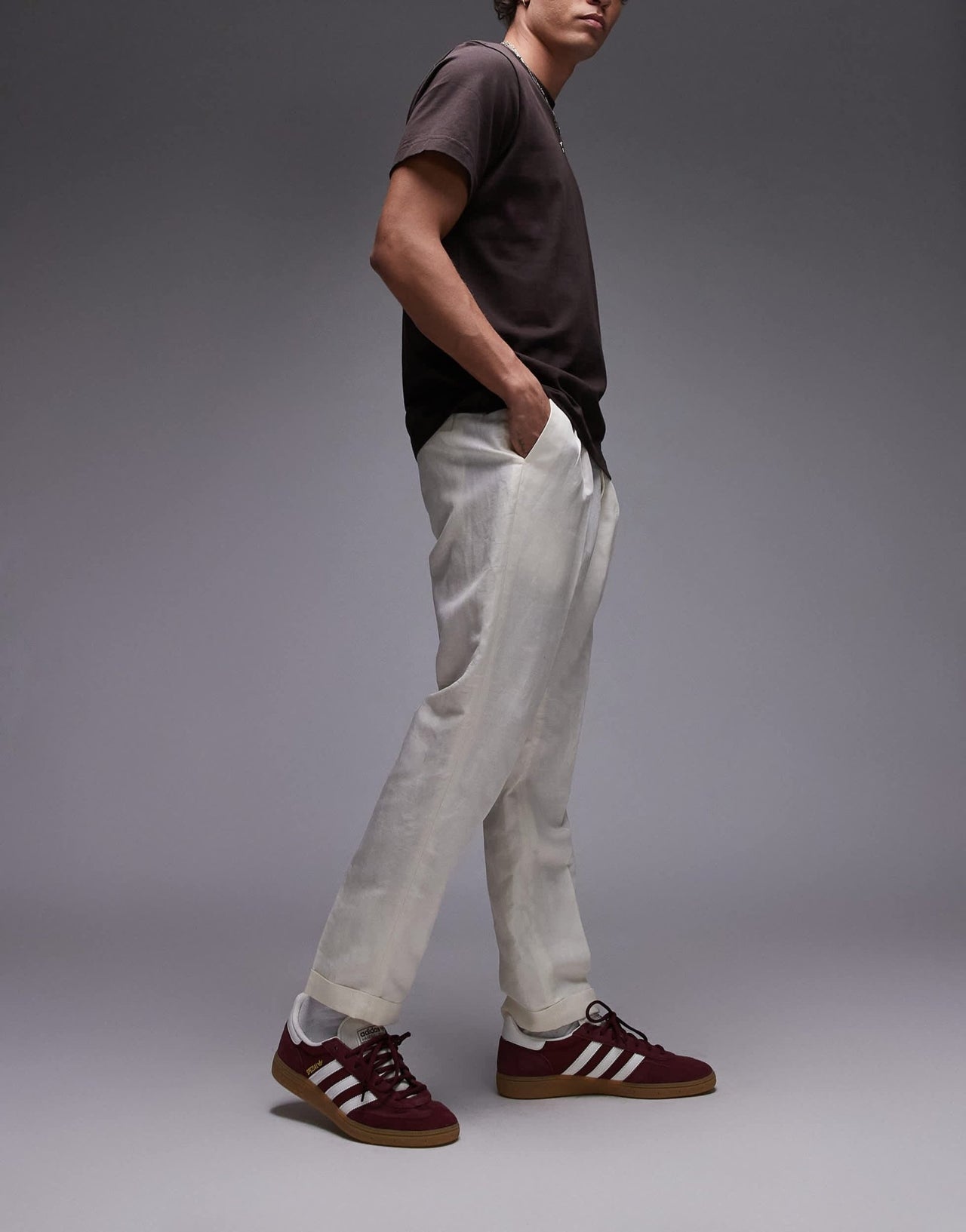 Allsaints cross tallis in wheatgrass taupe - ASOS Sample Sale