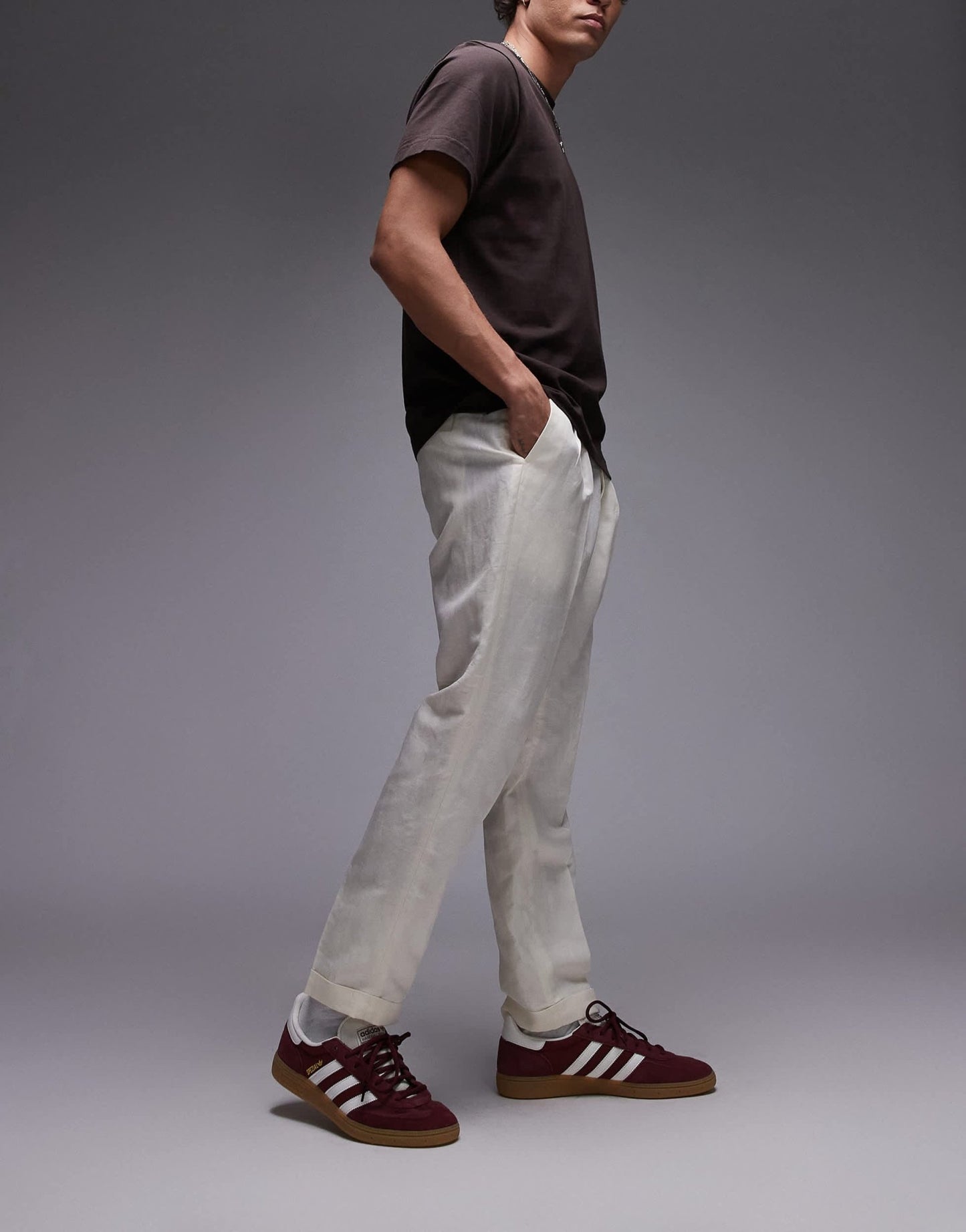 Allsaints cross tallis in wheatgrass taupe - ASOS Sample Sale