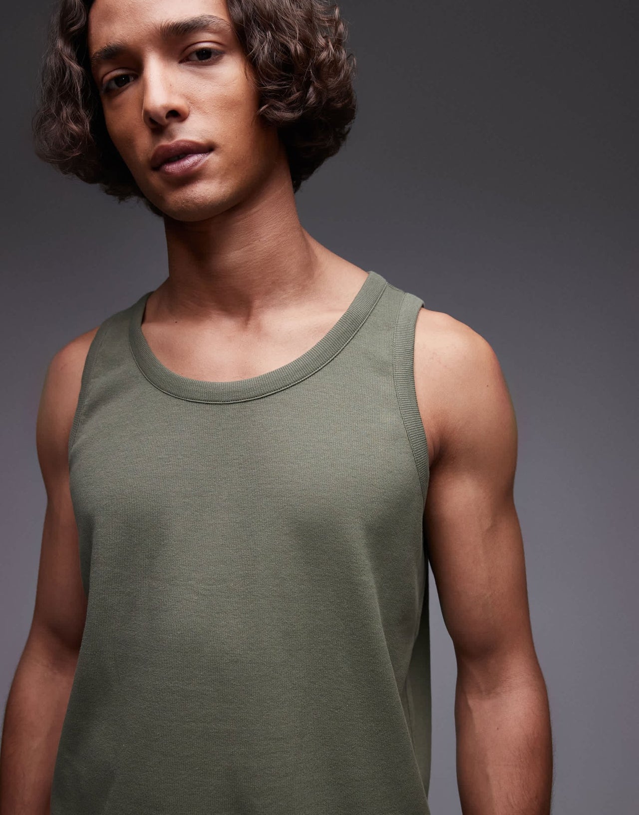 Allsaints edwards vest in eden green - ASOS Sample Sale
