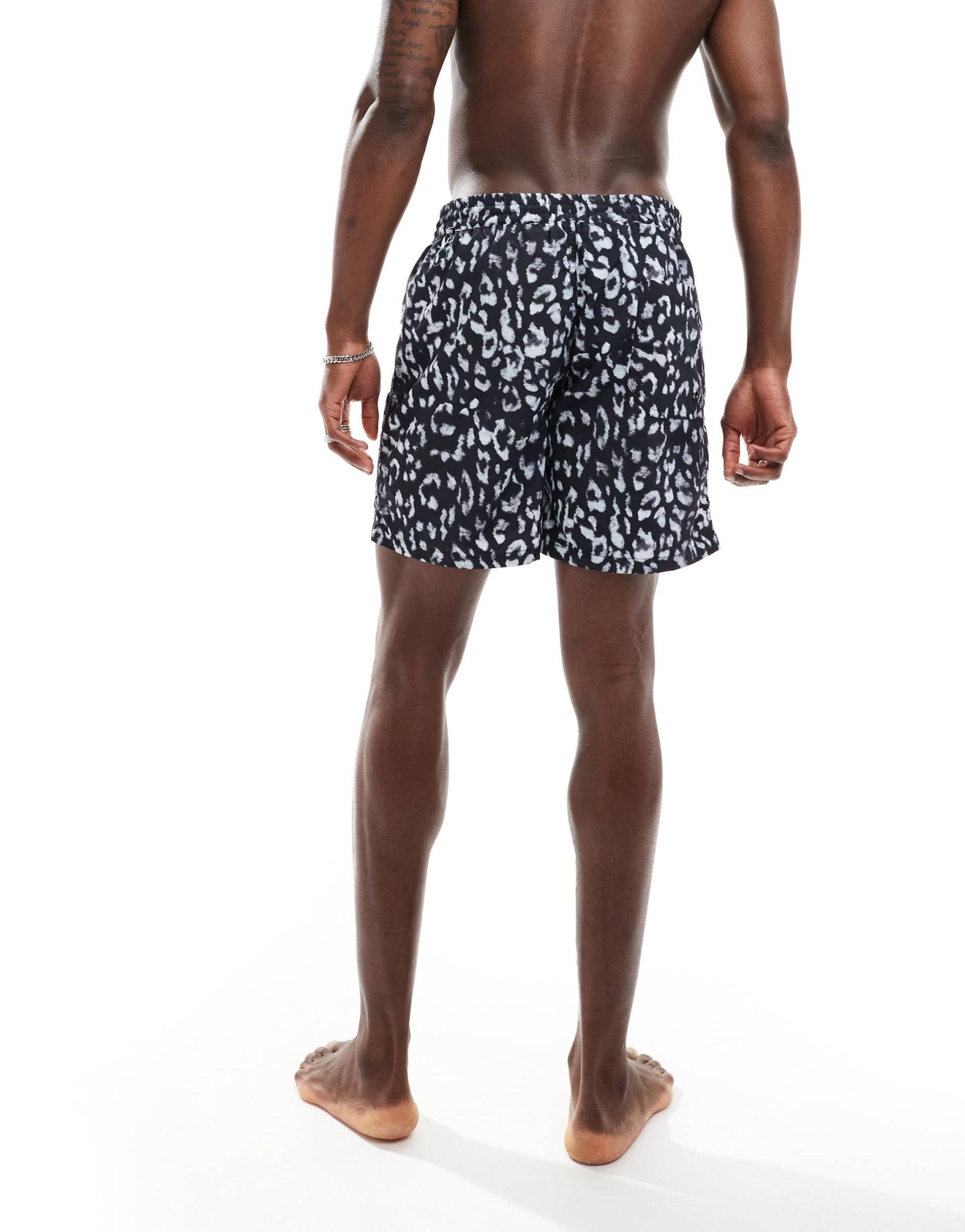 AllSaints Lani 2-pack swimshorts in black - ASOS Sample Sale