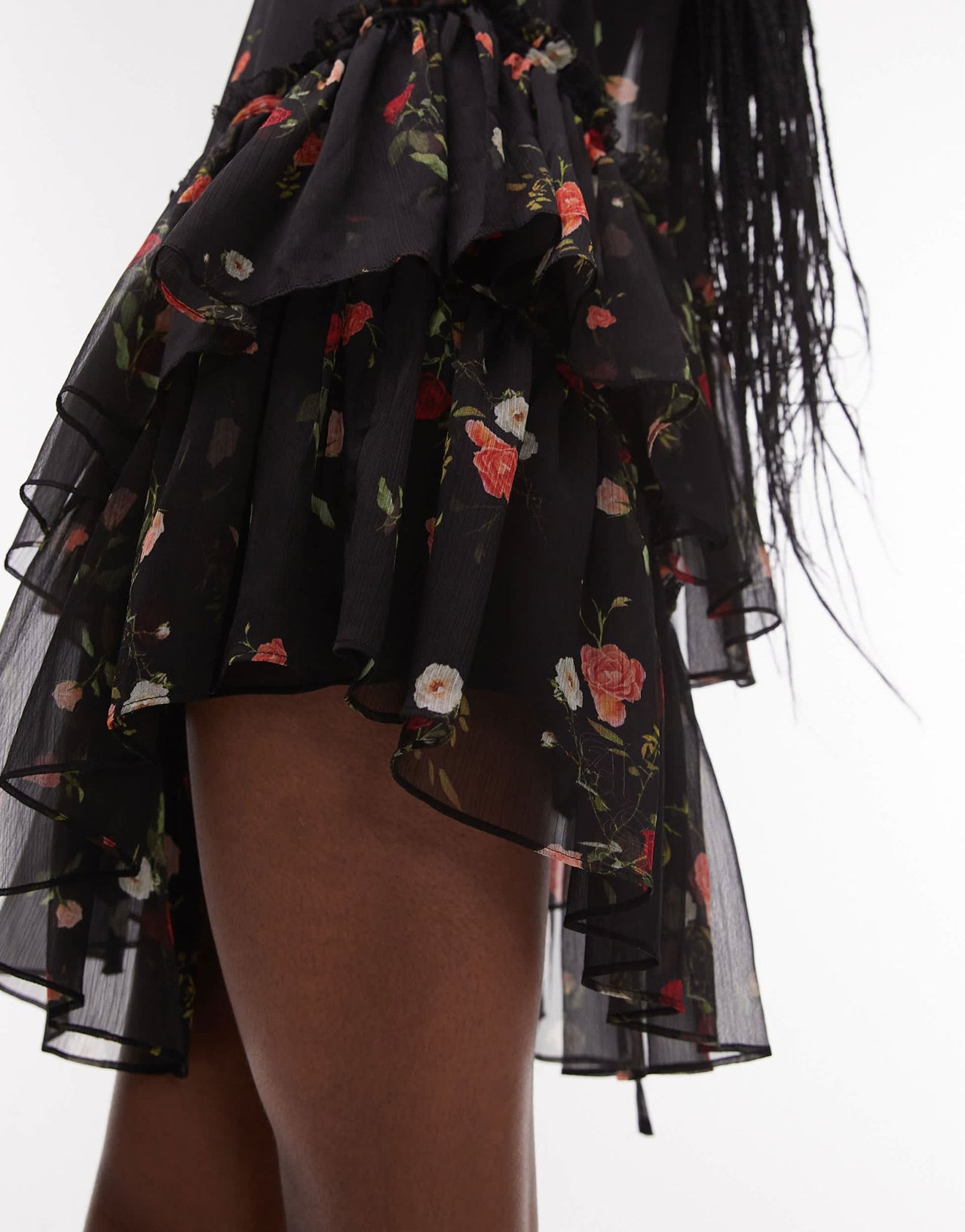Allsaints rach dress in briar black - ASOS Sample Sale