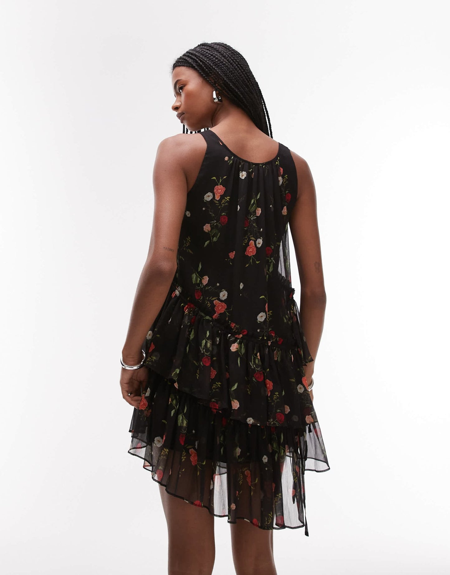Allsaints rach dress in briar black - ASOS Sample Sale