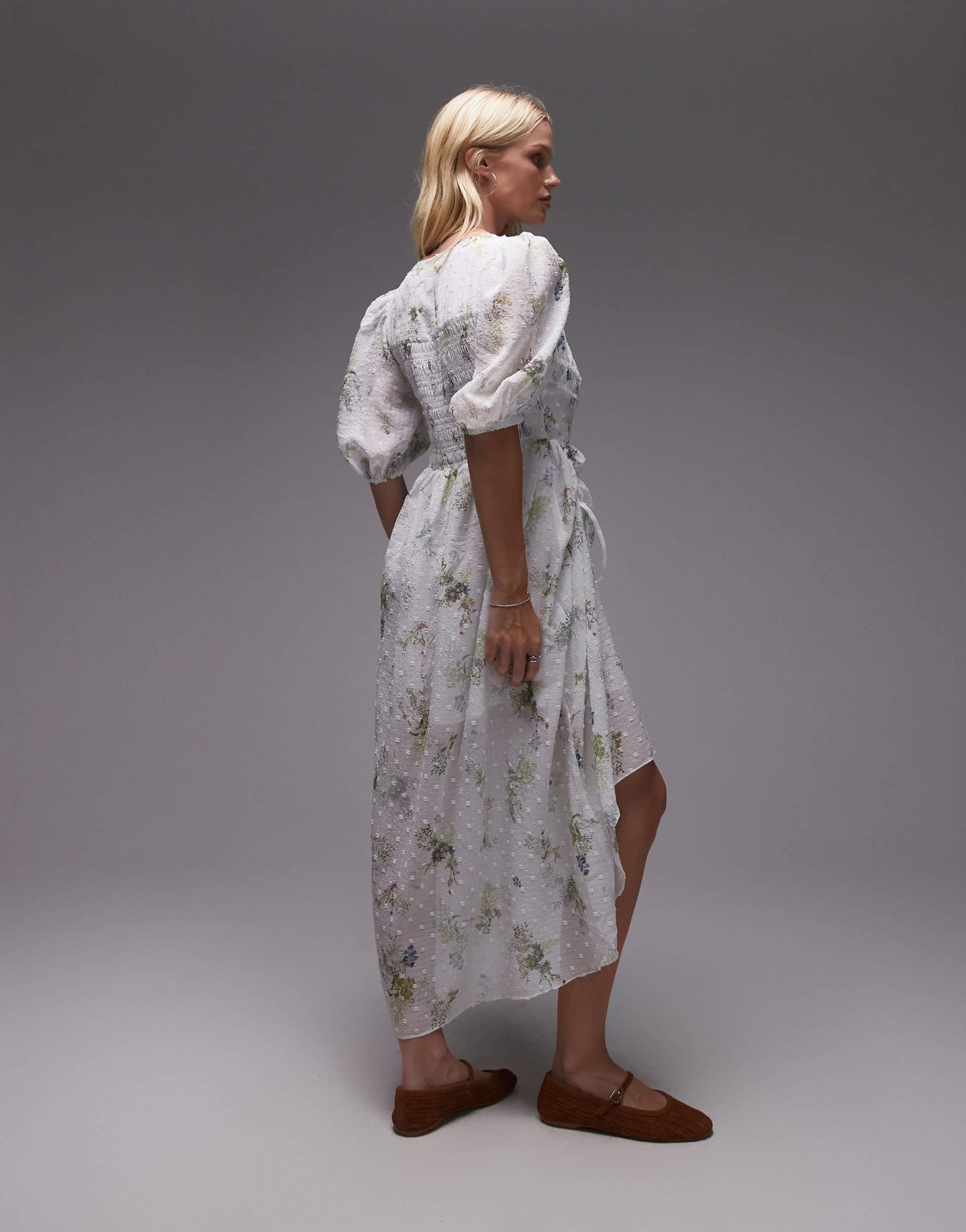 Allsaints serene dress in laci ecru white - ASOS Sample Sale