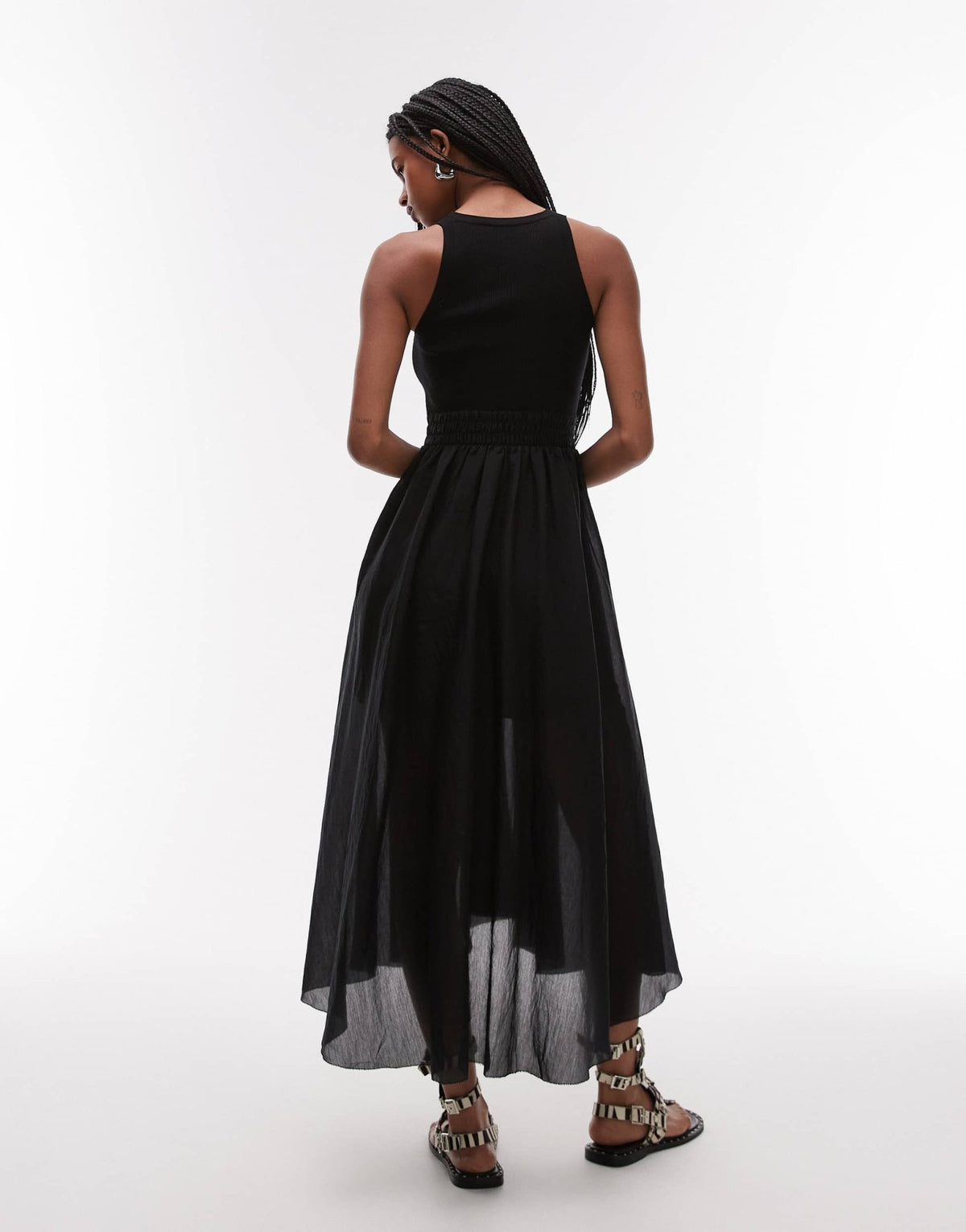 Allsaints zenia dress in black - ASOS Sample Sale