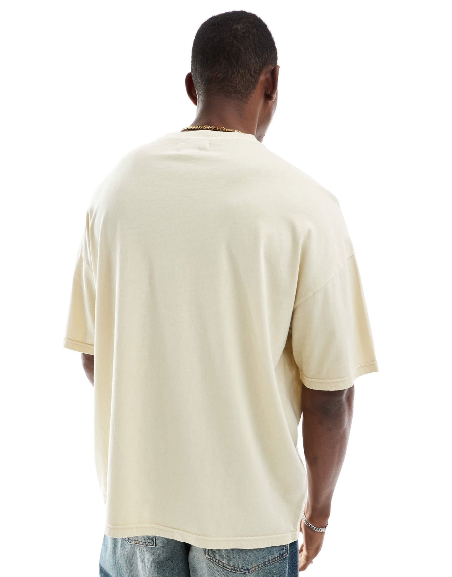Another Influence acid wash oversized t-shirt in tan - ASOS Sample Sale